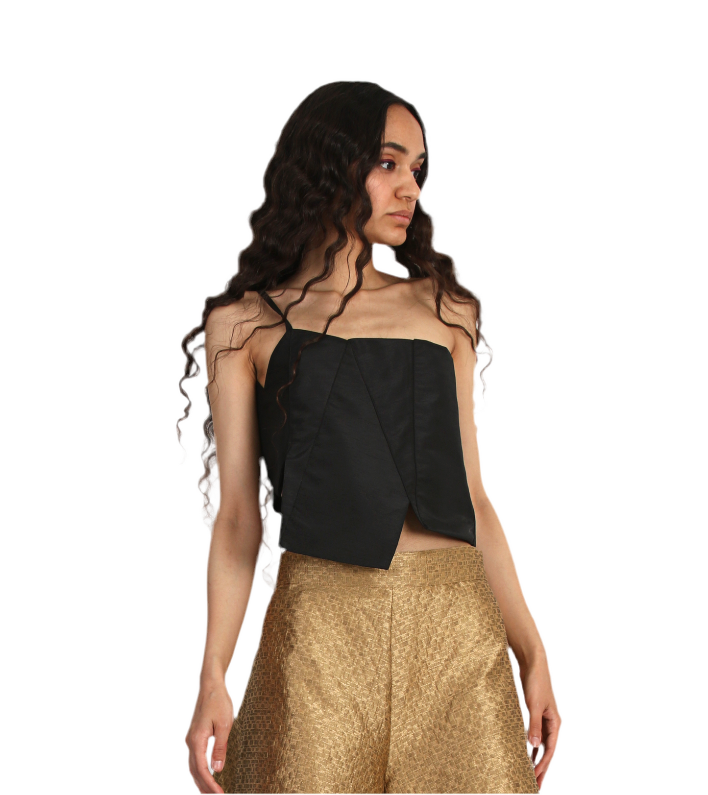 The Noir Edge Crop Top
