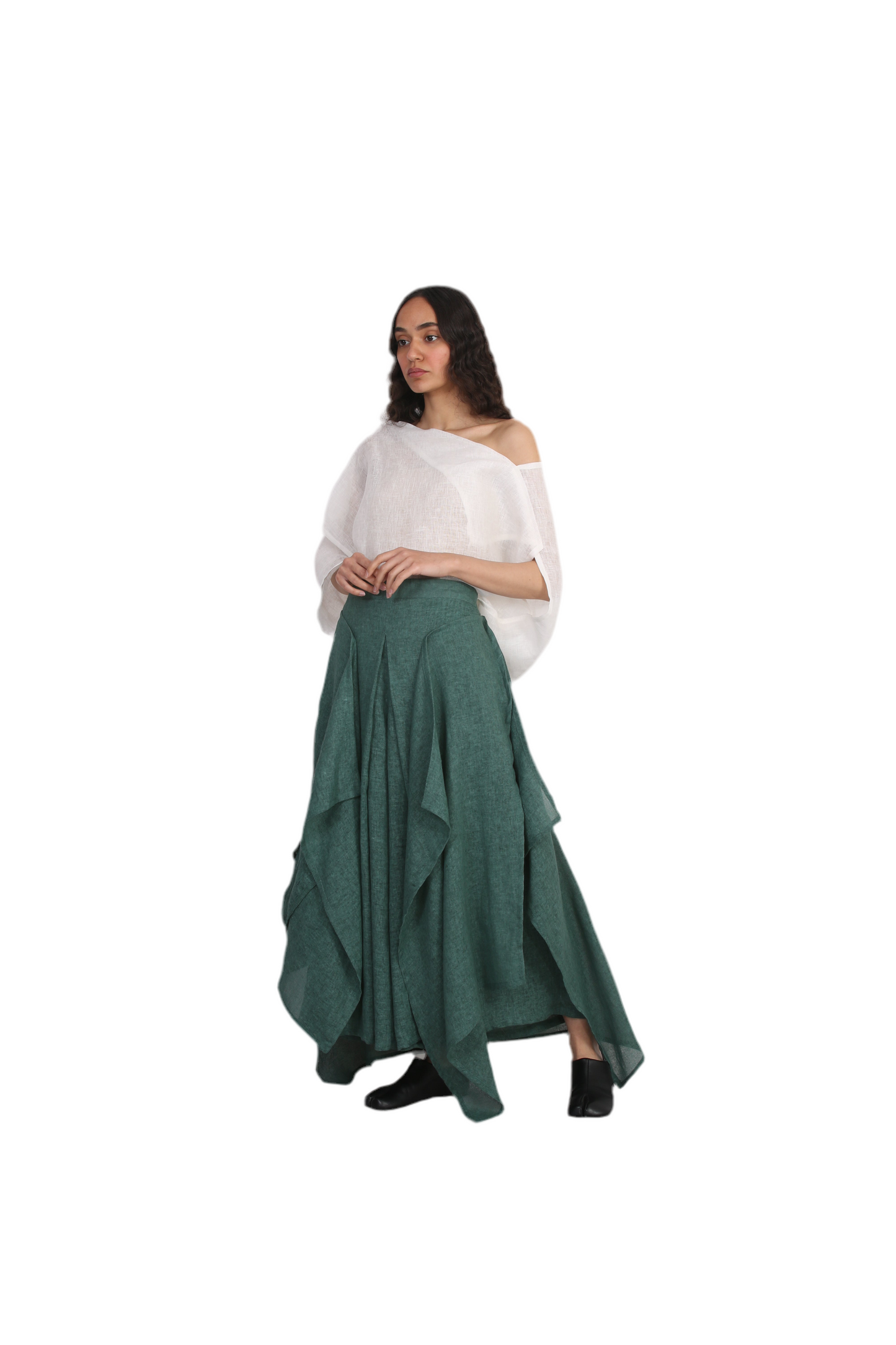 Veil Asymmetry Blouse