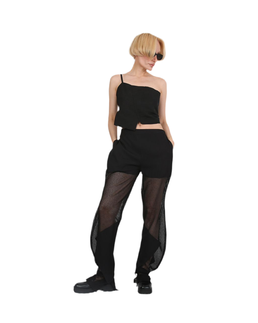 The Noir Edge Crop Top