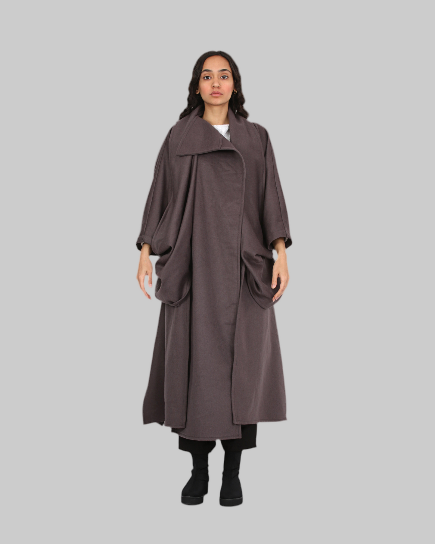 The Draped Harmony Overcoat