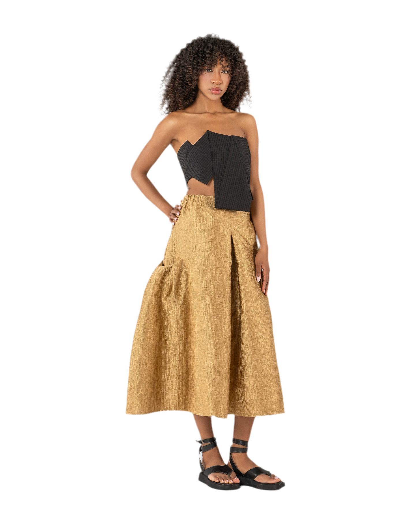The Noir Edge Crop Top