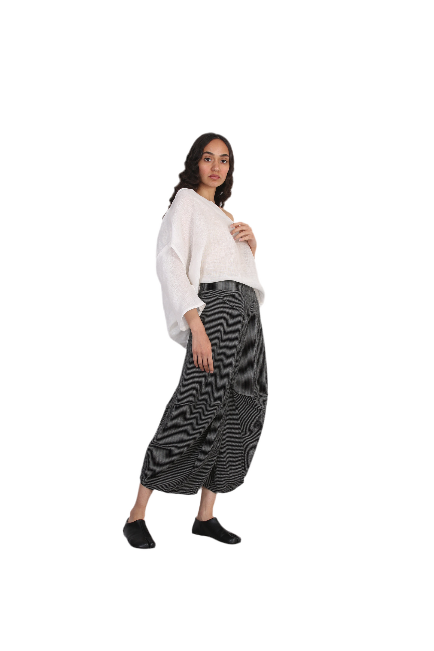 Veil Asymmetry Blouse