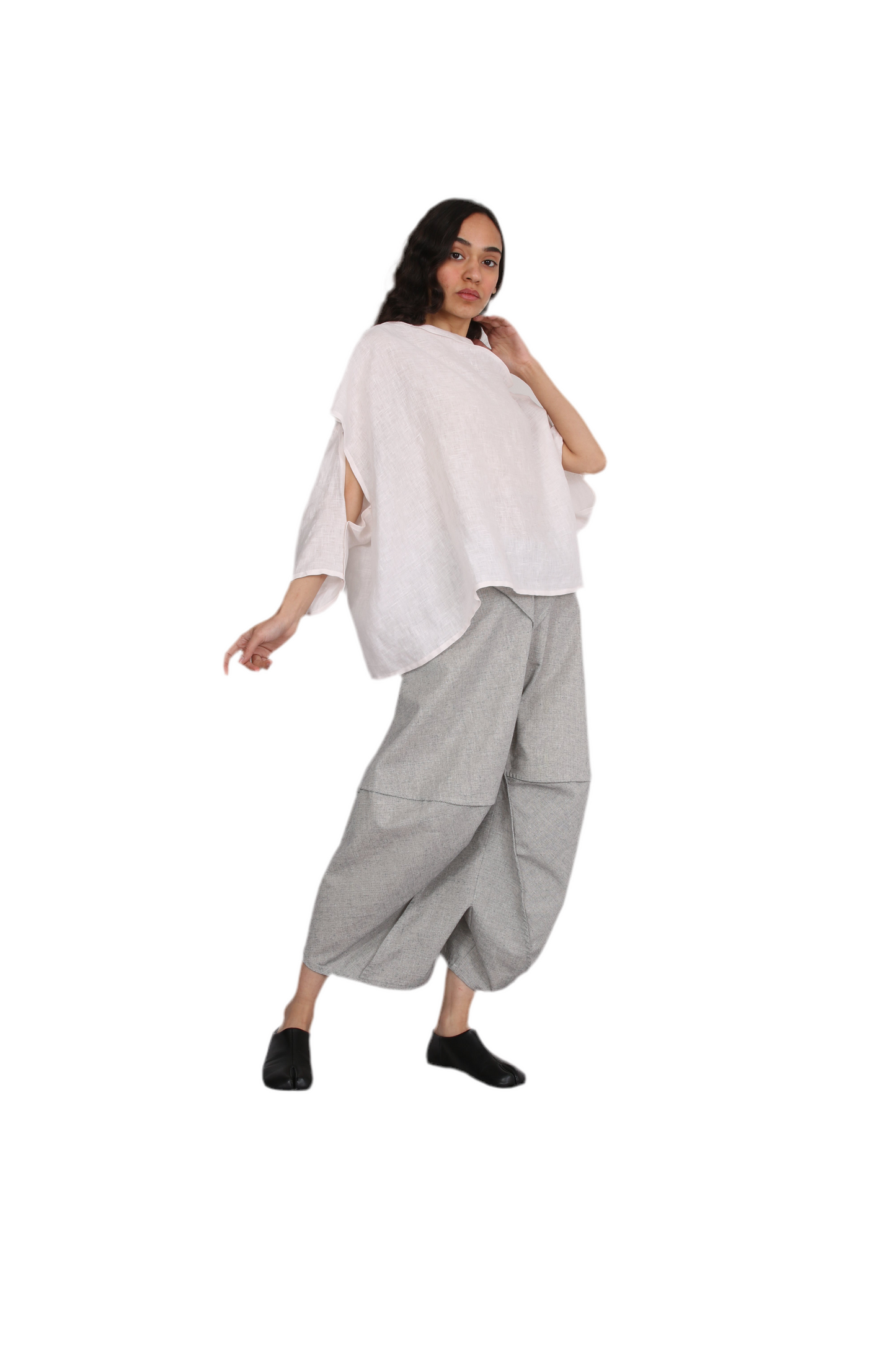 Veil Asymmetry Blouse