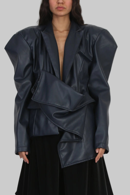Onyx Sculptural Blazer
