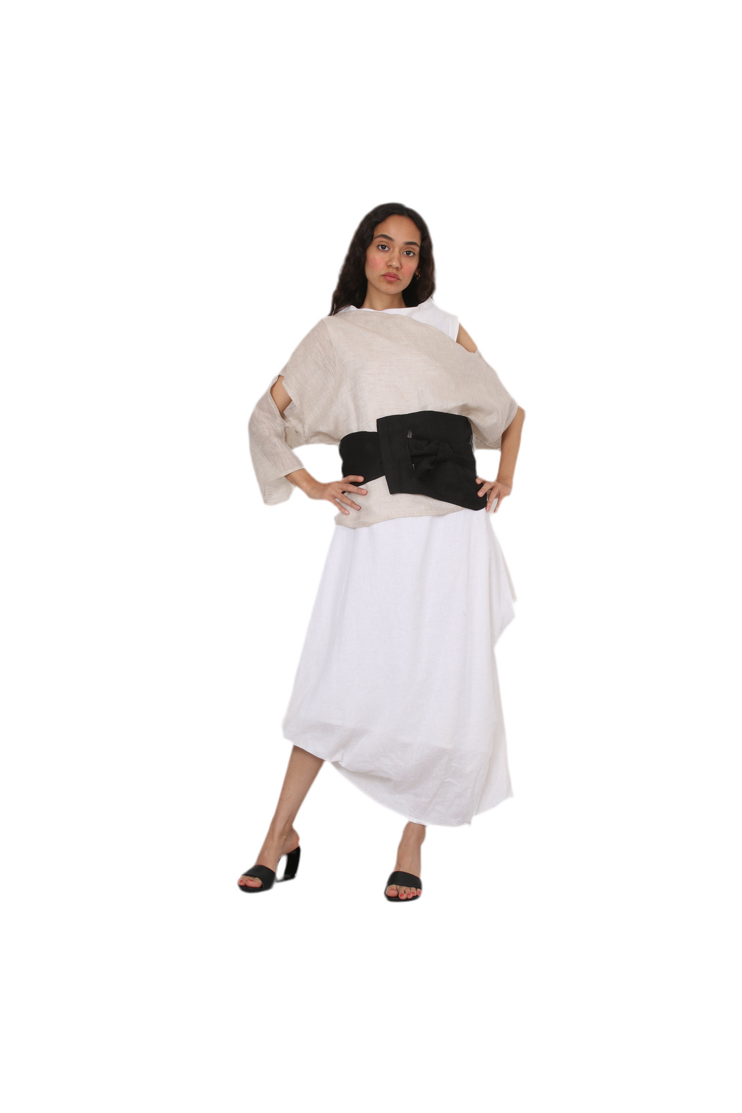 Veil Asymmetry Blouse