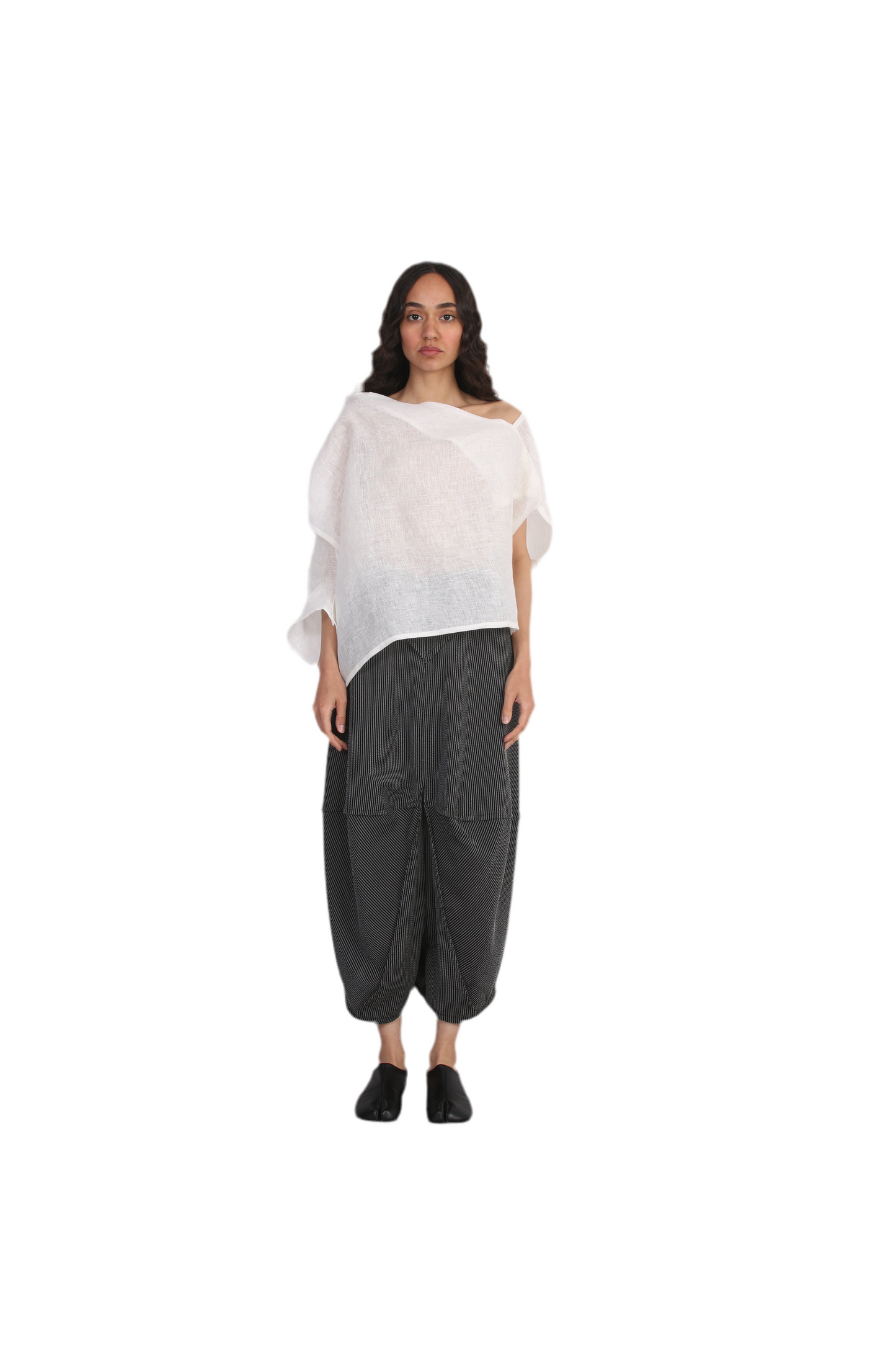 Veil Asymmetry Blouse