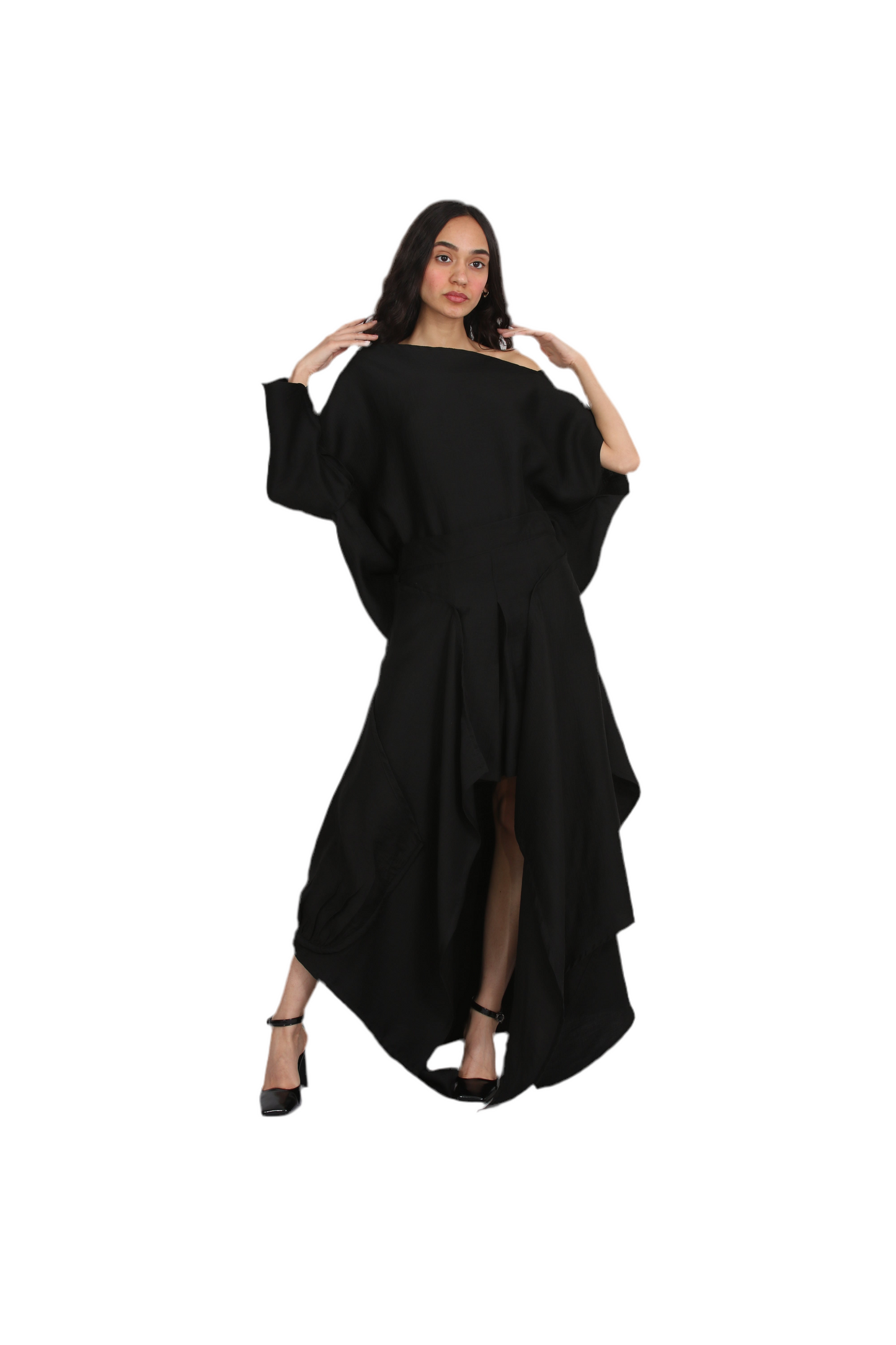 Veil Asymmetry Blouse