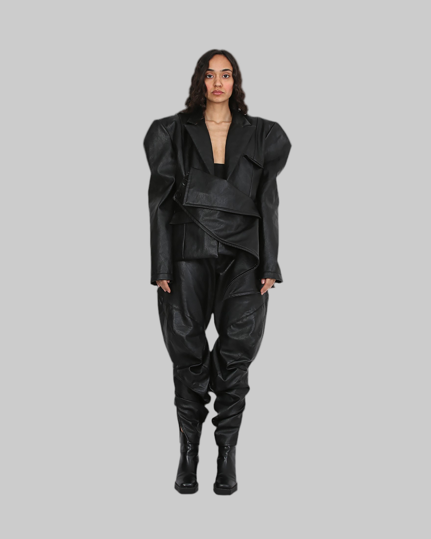 Onyx Sculptural Blazer