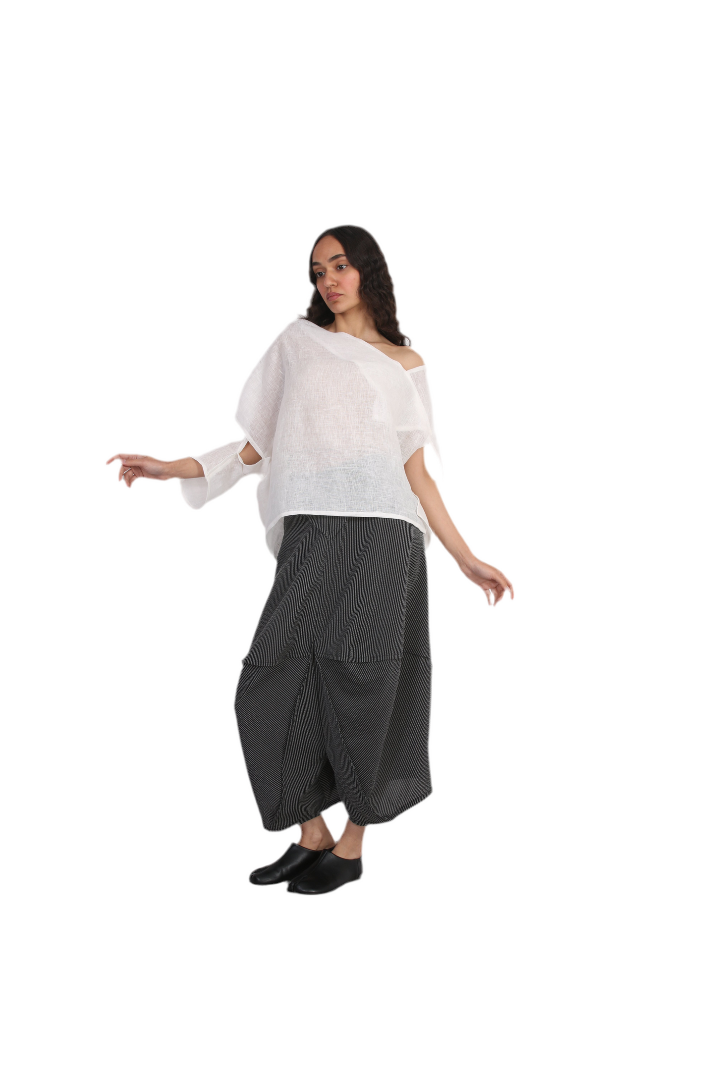 Veil Asymmetry Blouse