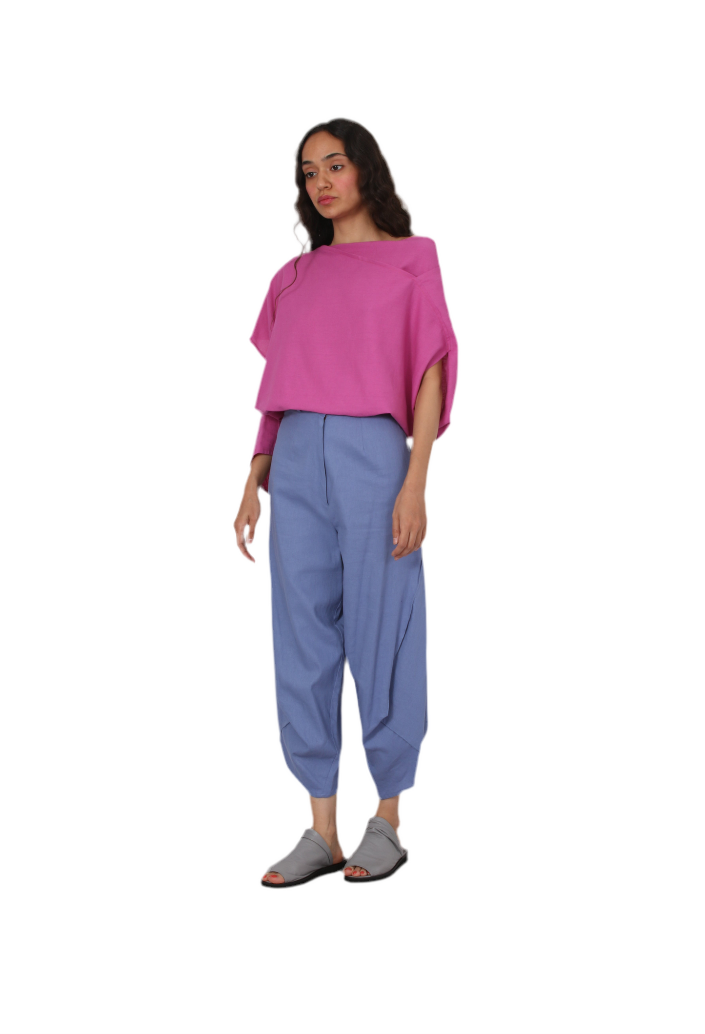 Veil Asymmetry Blouse
