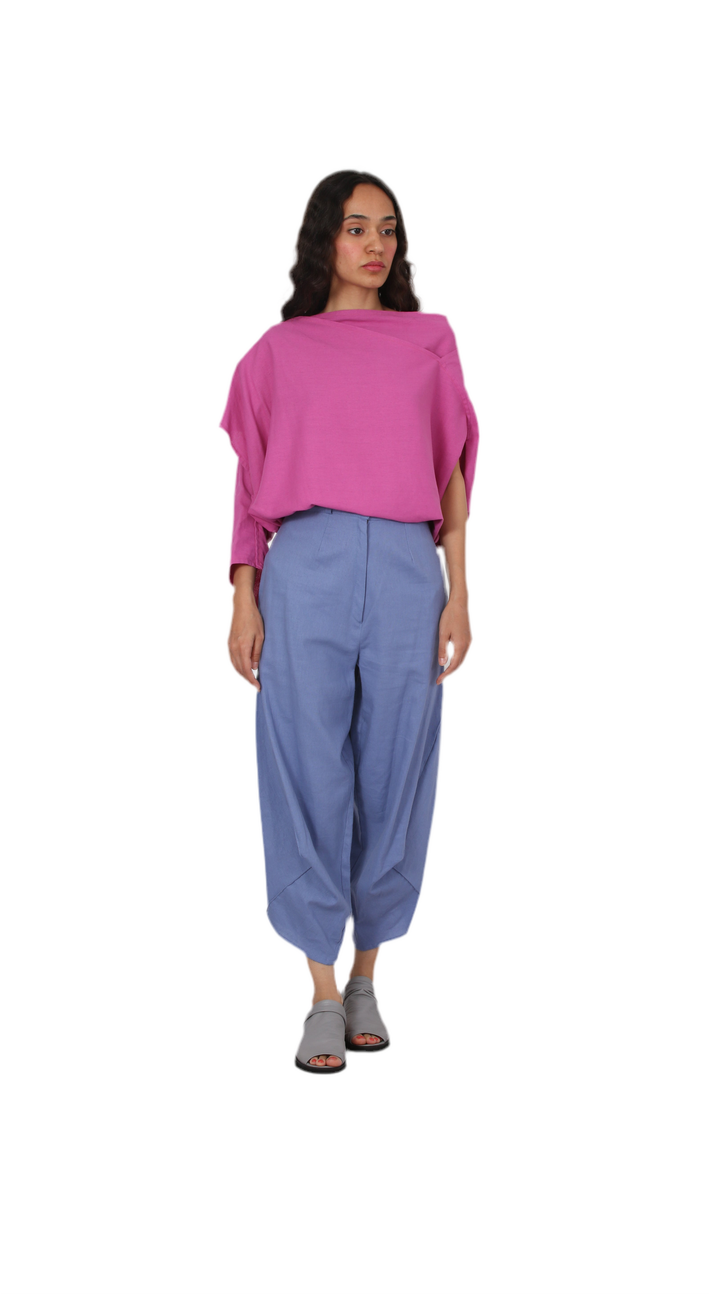 Veil Asymmetry Blouse