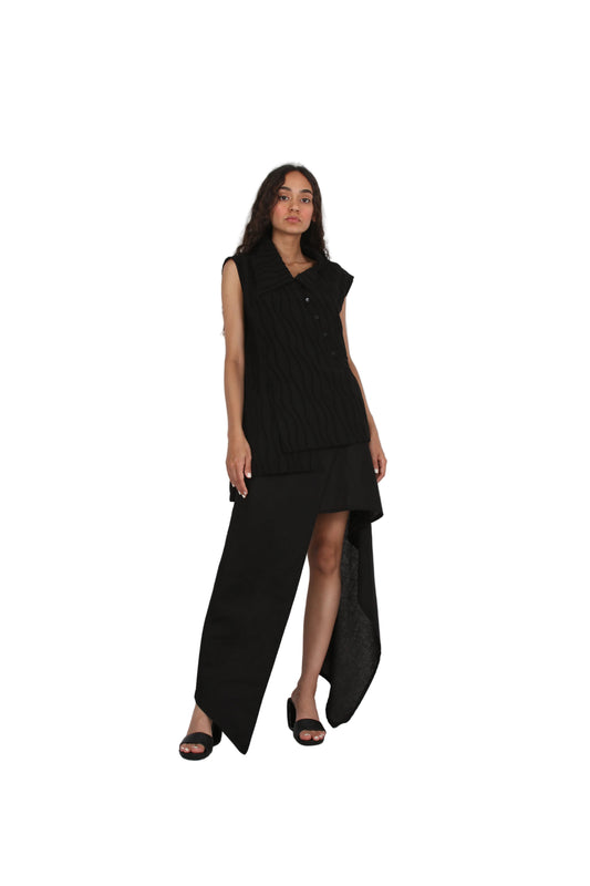 Eclipsed layered skirt