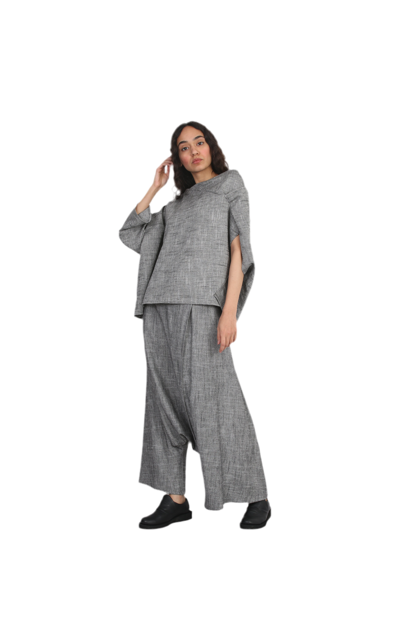 Veil Asymmetry Blouse