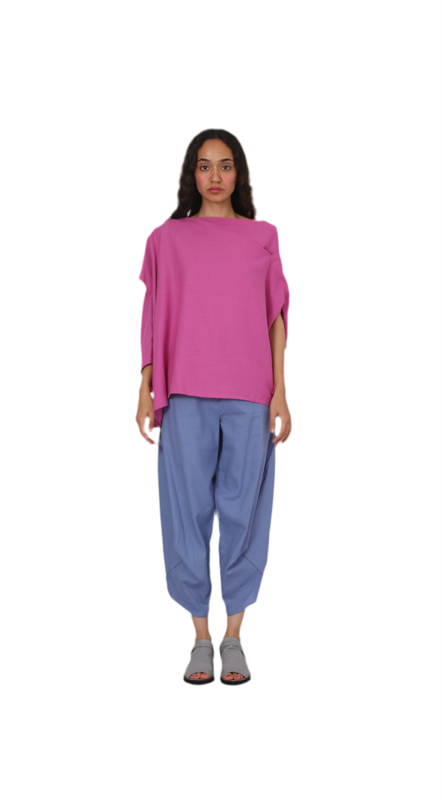 Veil Asymmetry Blouse