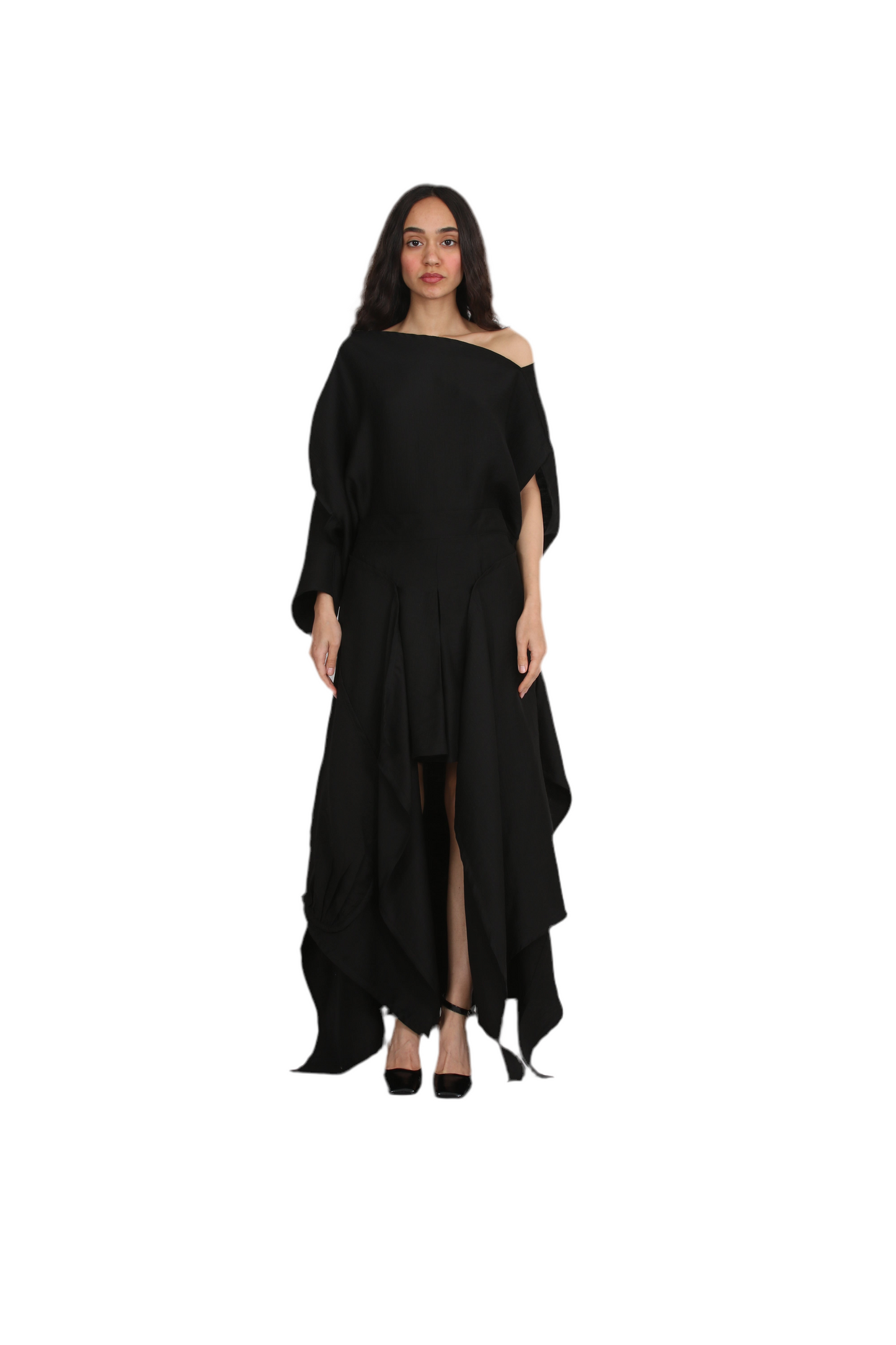 Veil Asymmetry Blouse
