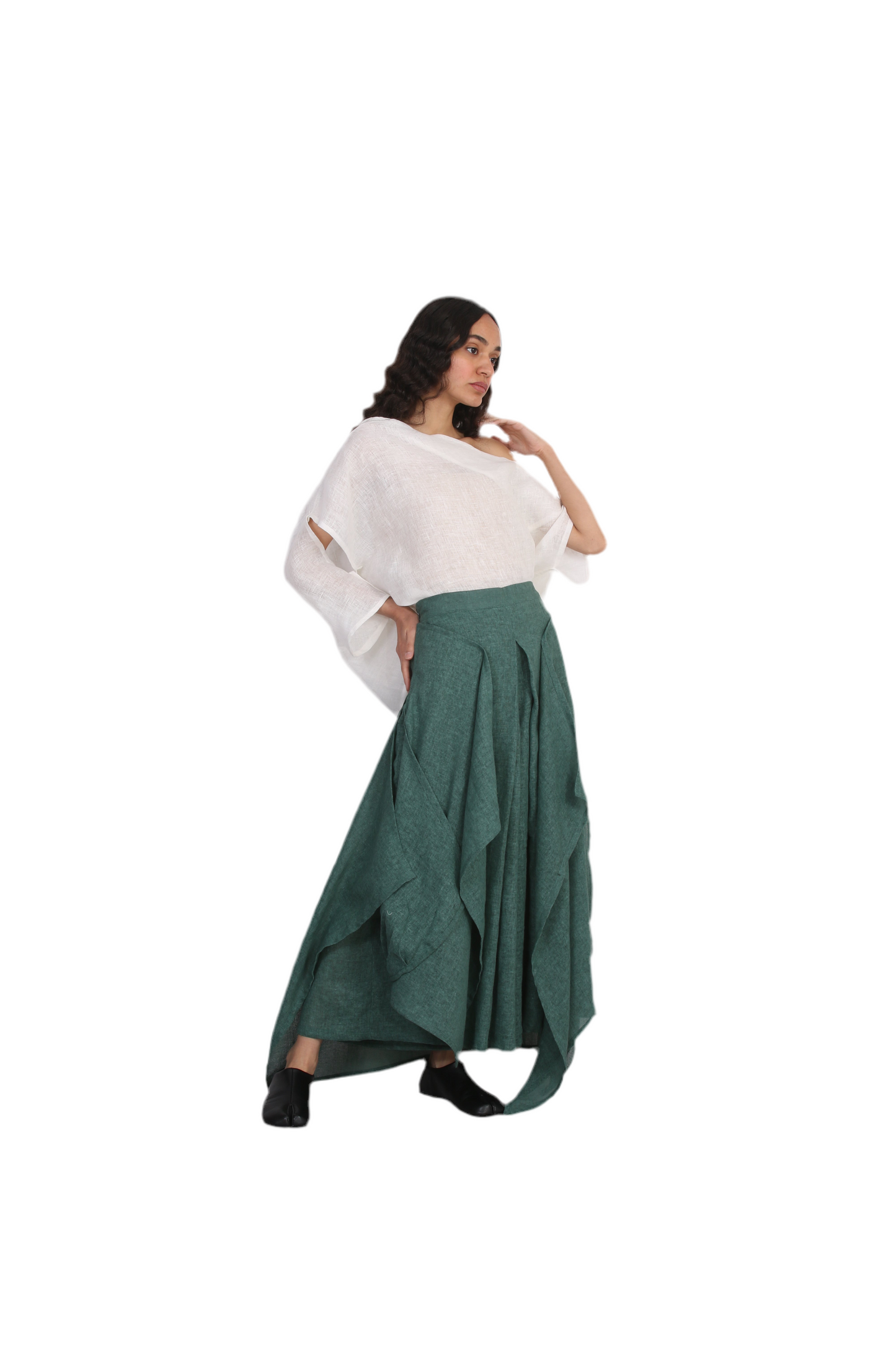 Veil Asymmetry Blouse