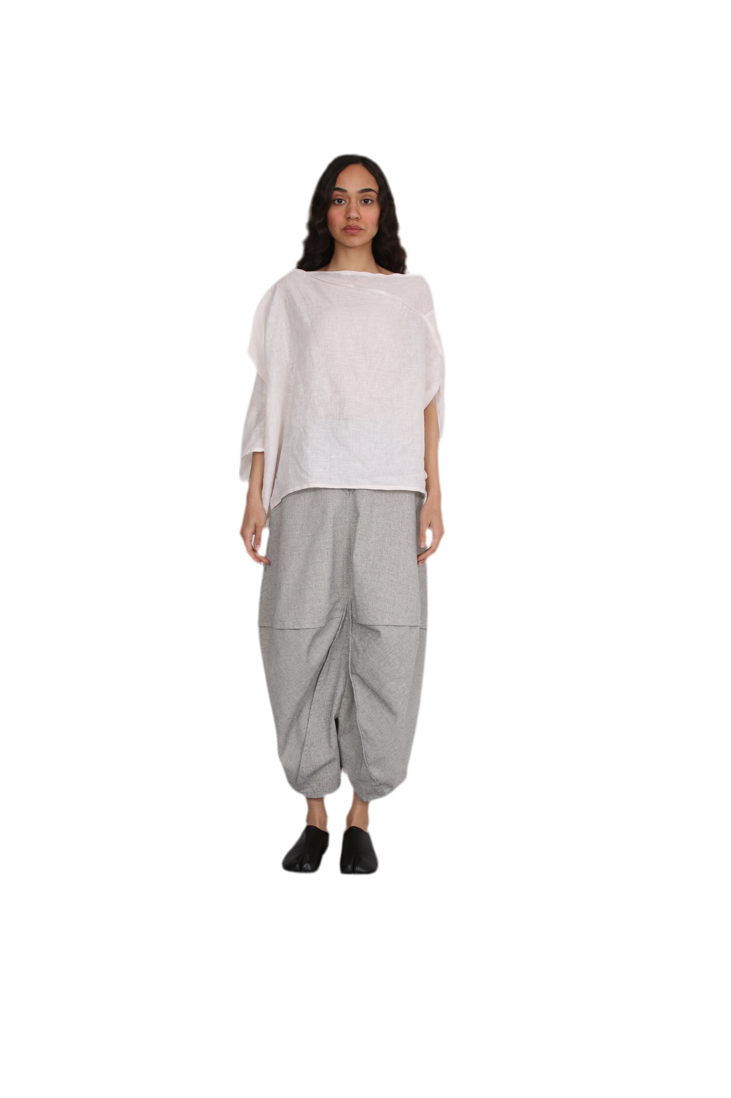 Veil Asymmetry Blouse