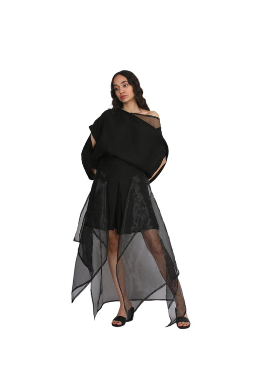 Midnight Veil Skort