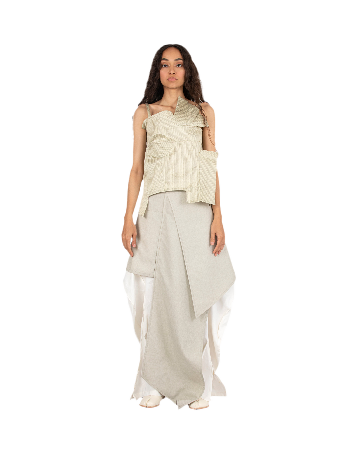 Eclipsed layered skirt