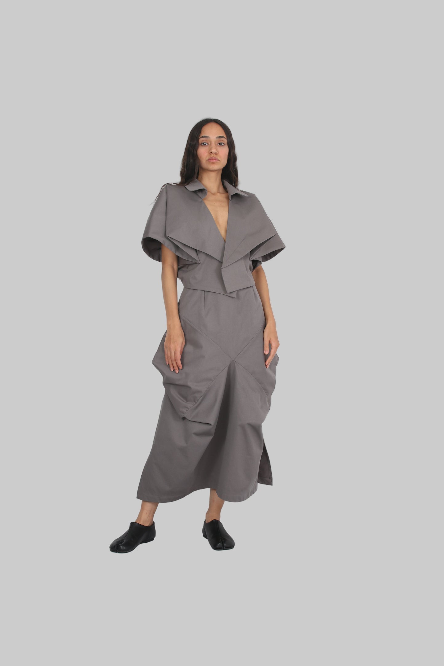 Eternal Fold Rainproof cropped coat