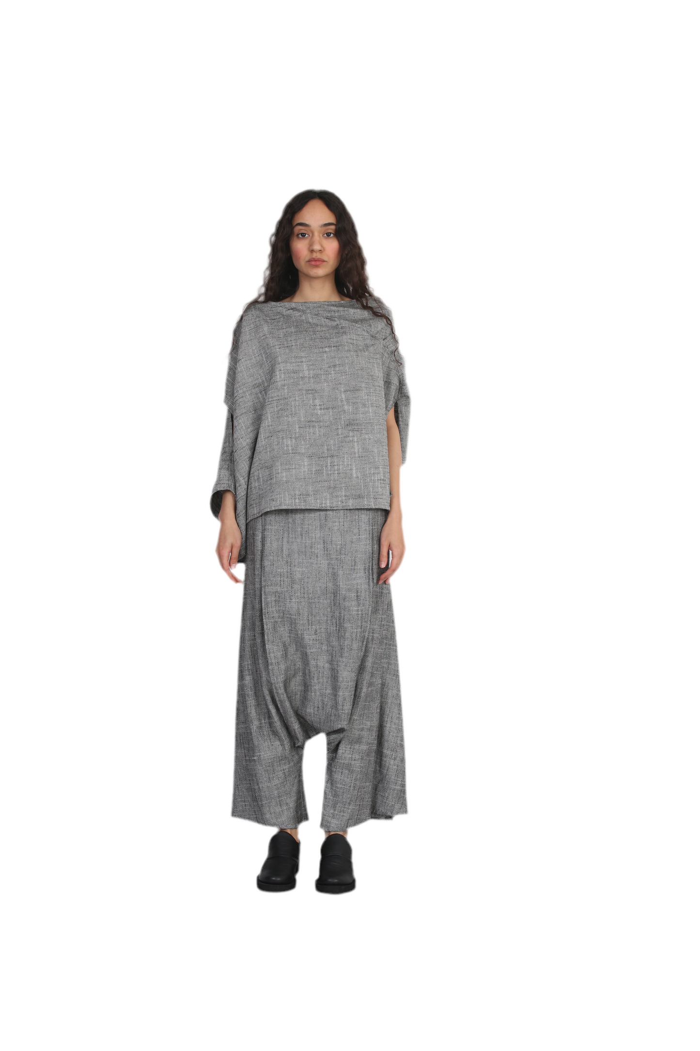 Veil Asymmetry Blouse