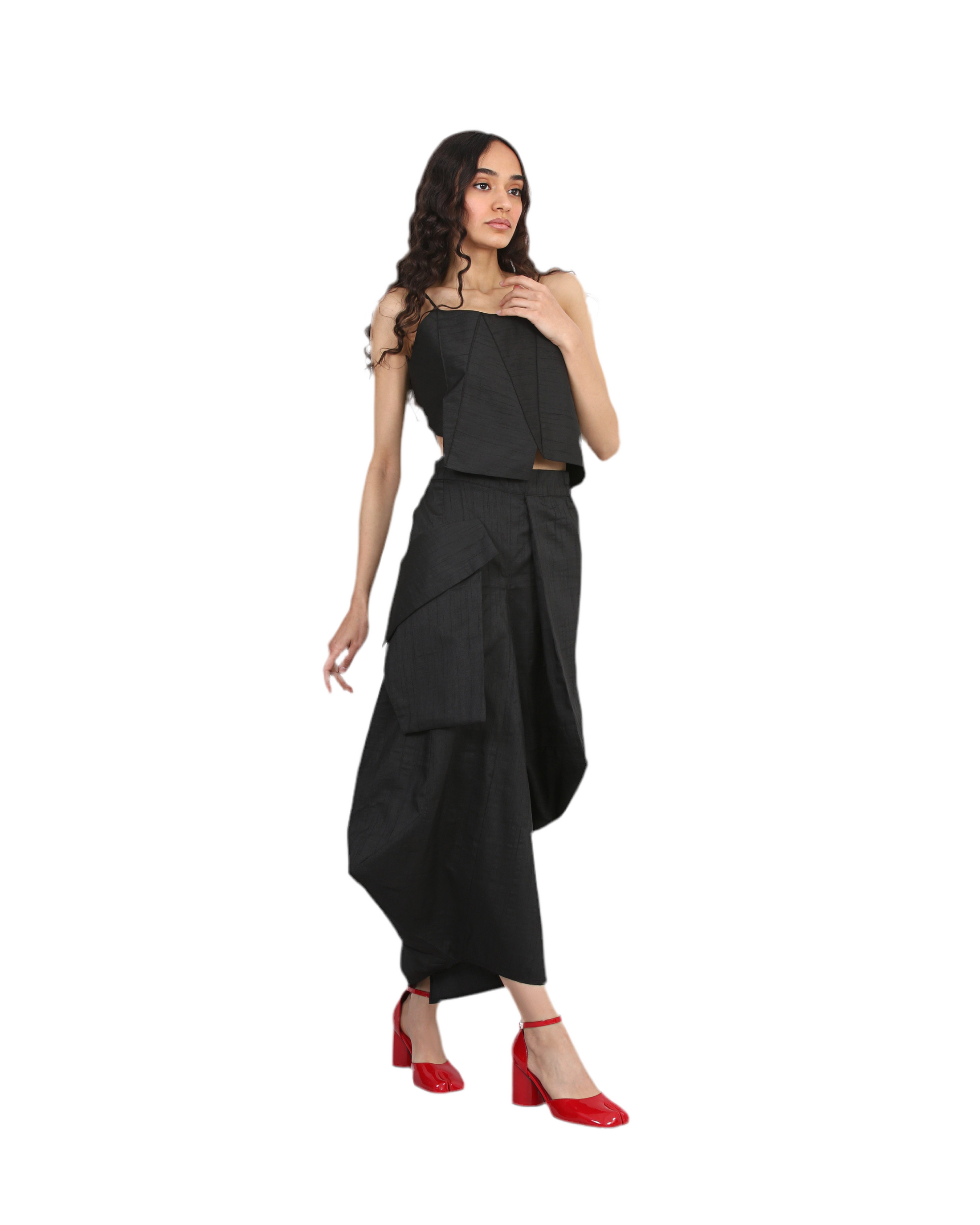 The Noir Edge Crop Top