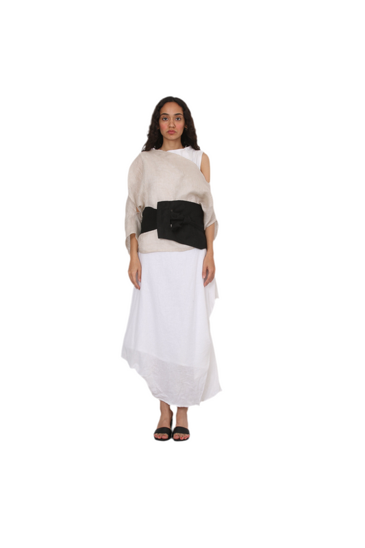 Veil Asymmetry Blouse