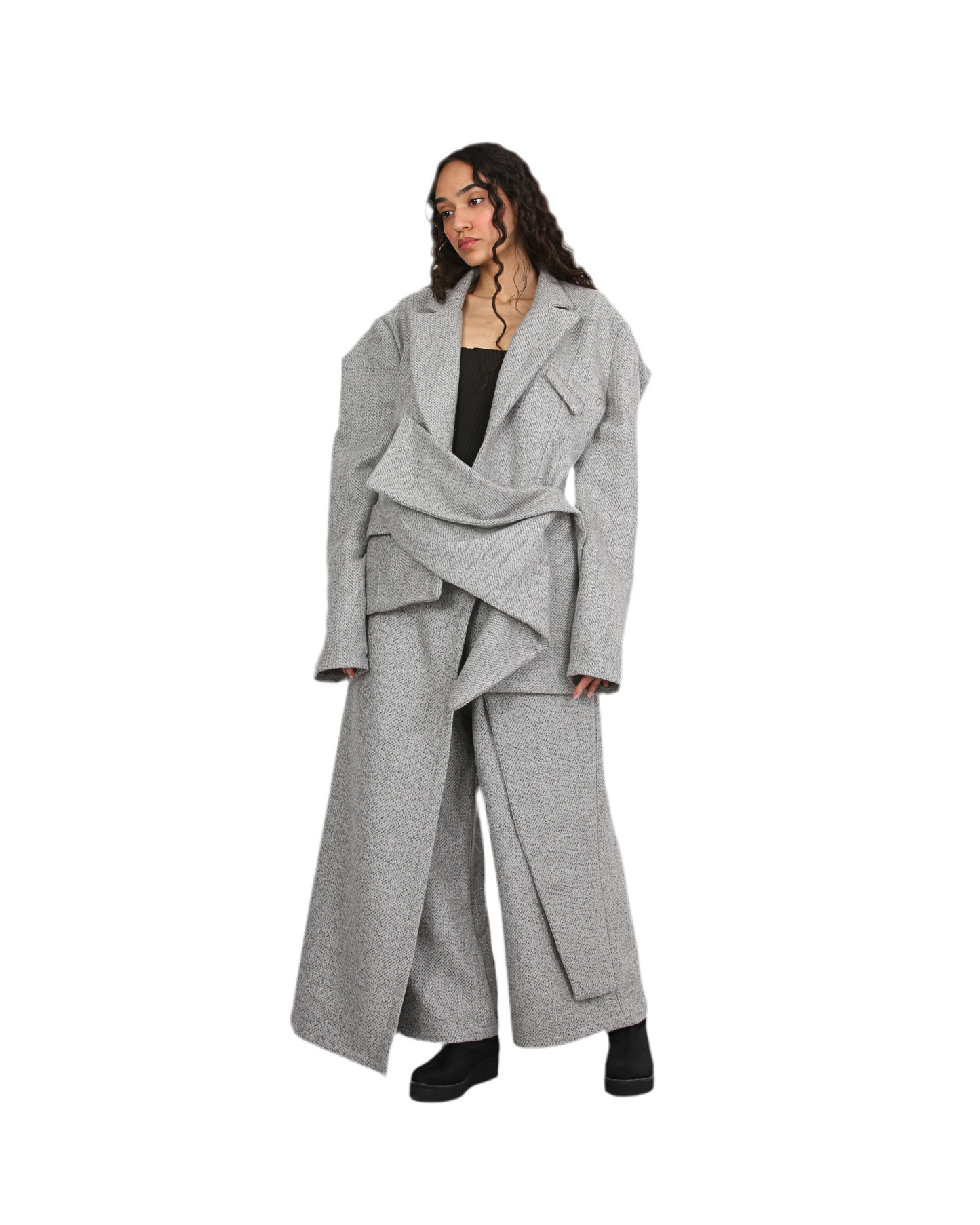 Onyx Sculptural Coat