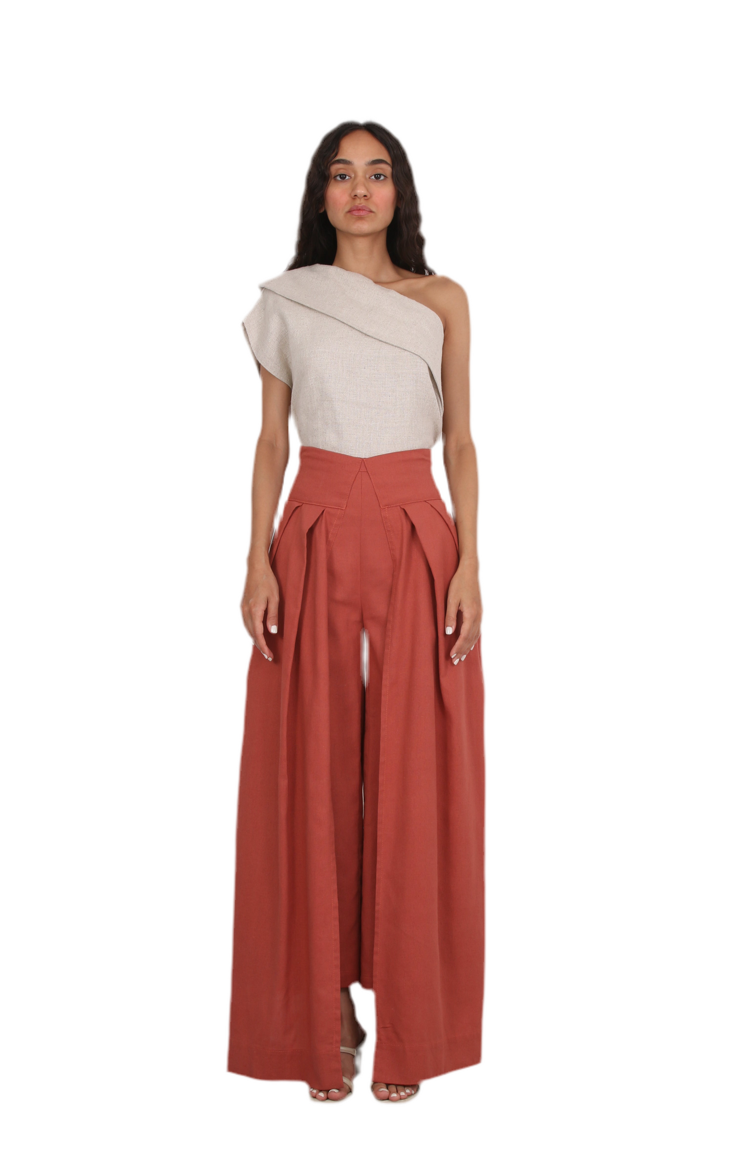 Asymmetry one shoulder Top