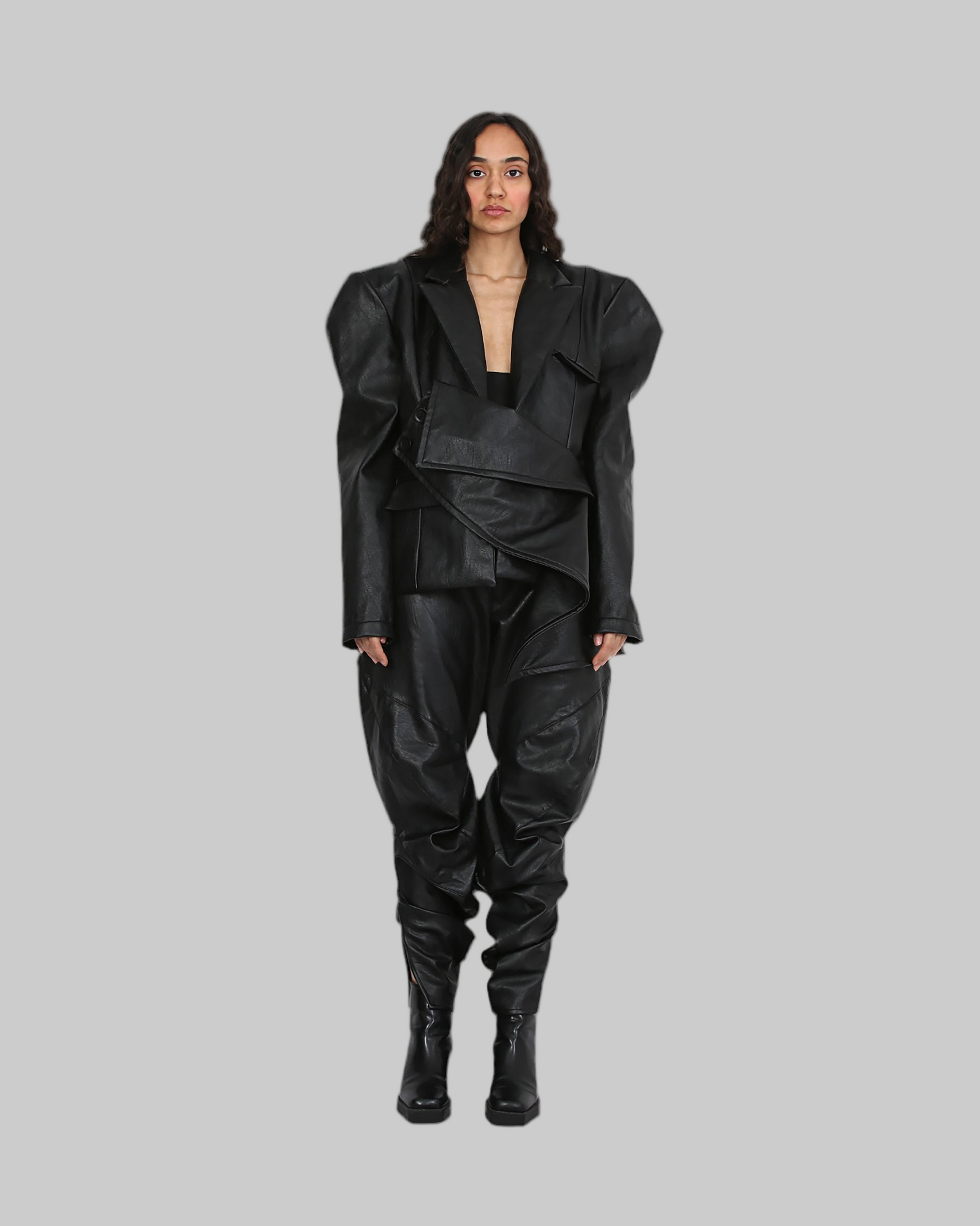 Onyx Sculptural Blazer