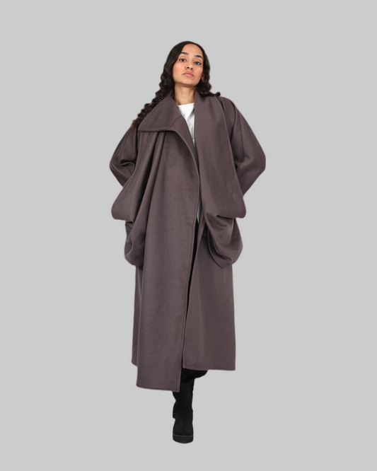 The Draped Harmony Overcoat
