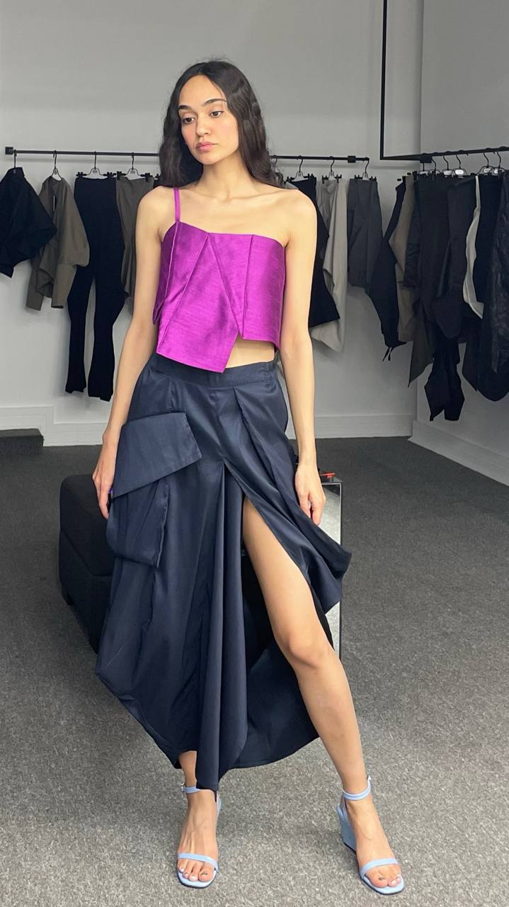 The Lunar Fold Skirt
