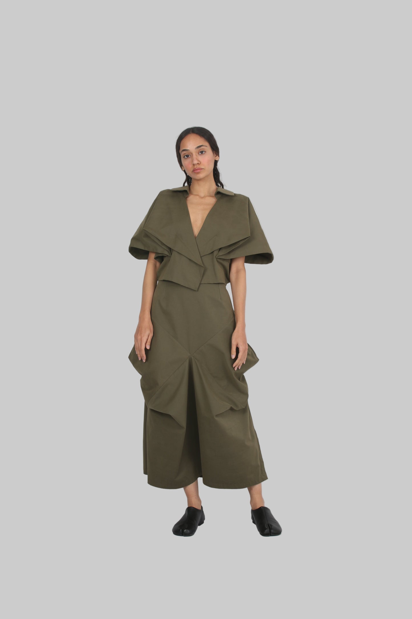 Eternal Fold Rainproof cropped coat