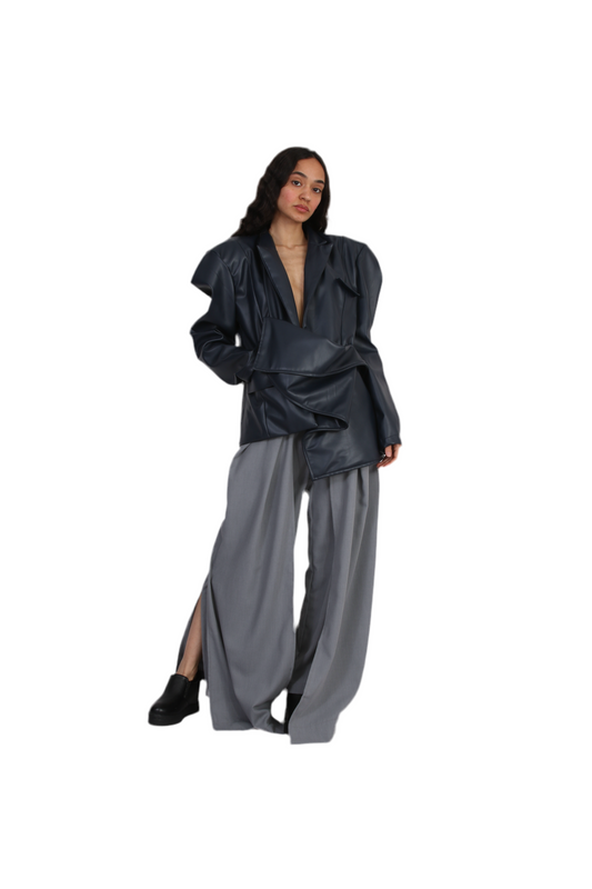 Onyx Sculptural Coat