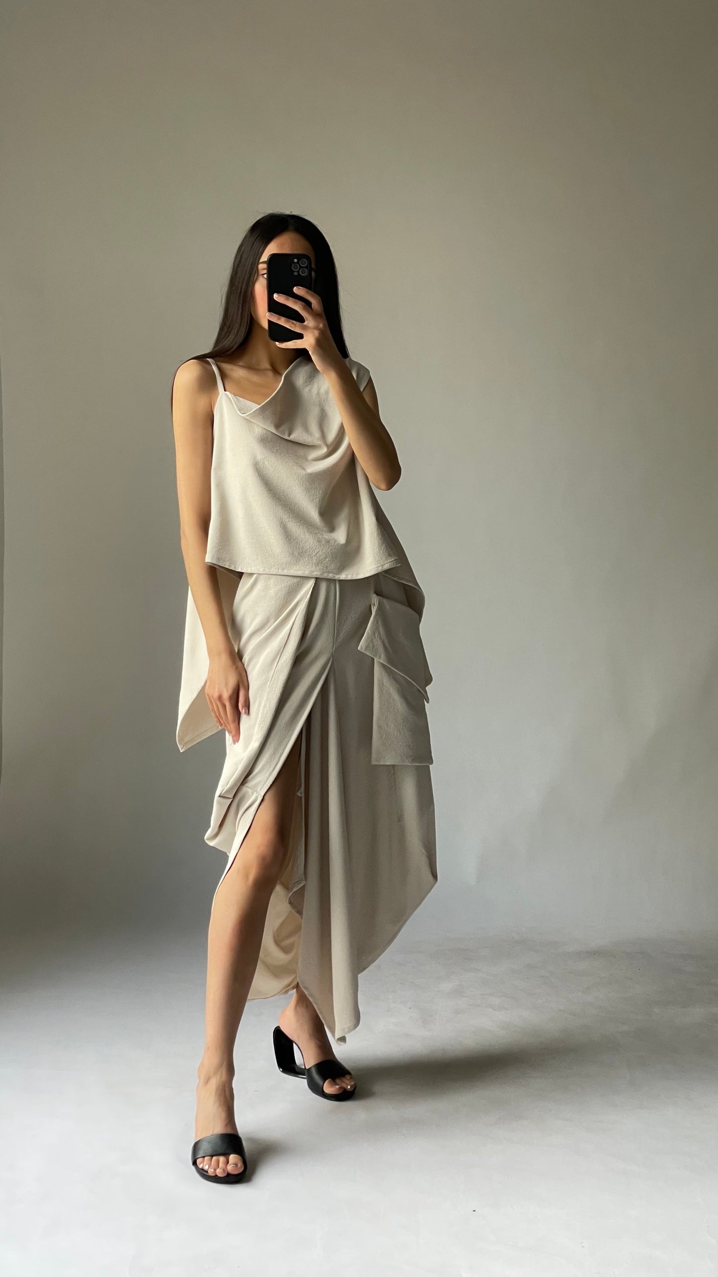 The Lunar Fold Skirt