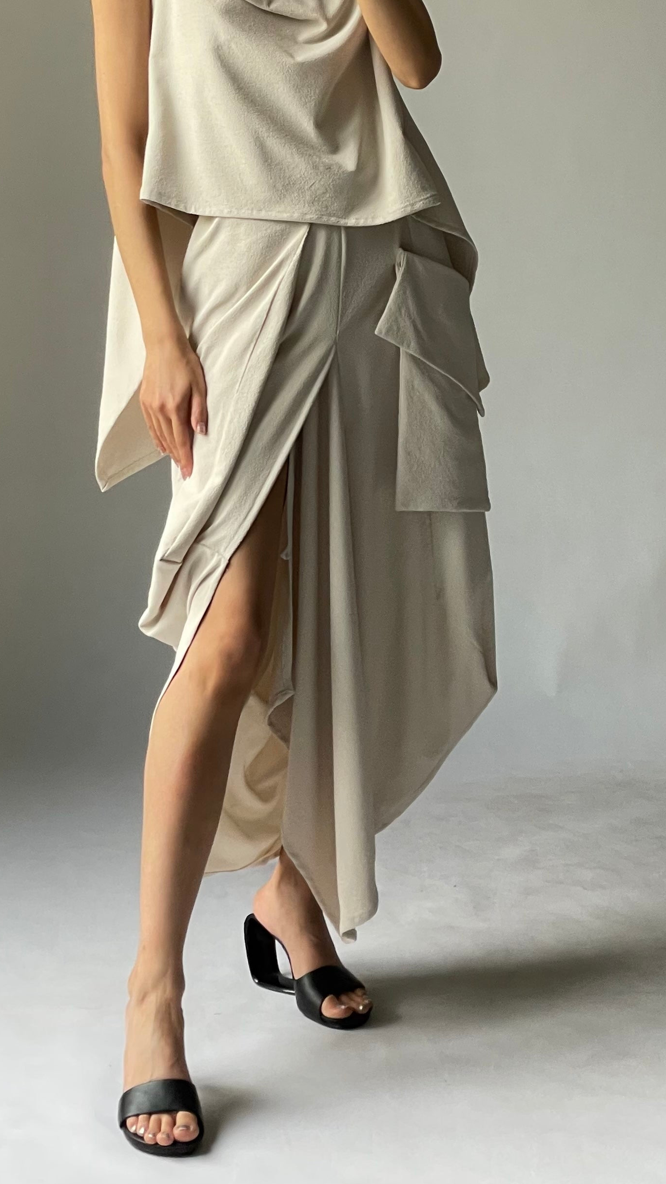 The Lunar Fold Skirt