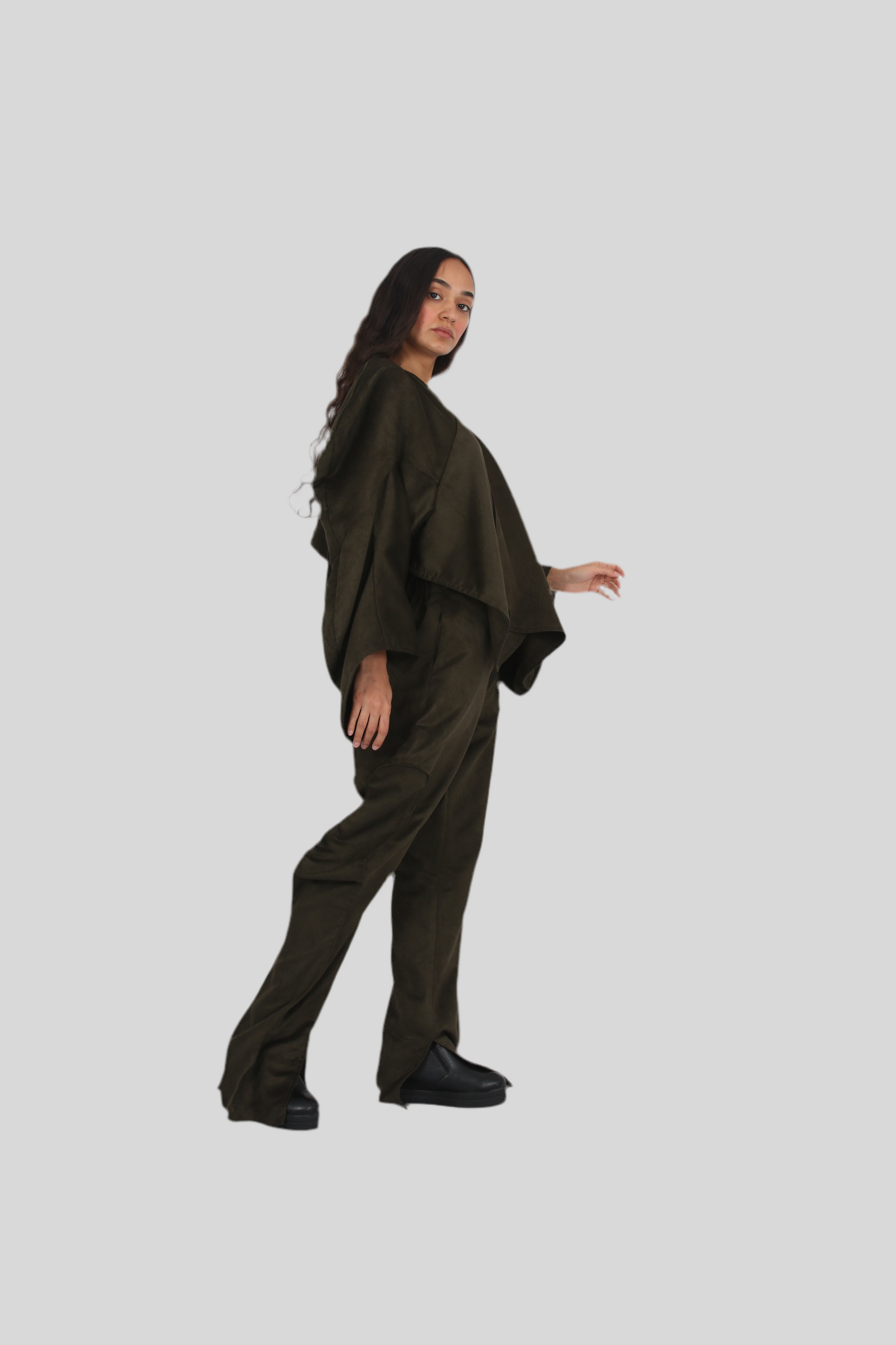 The Koan Jacket in Faux Suede