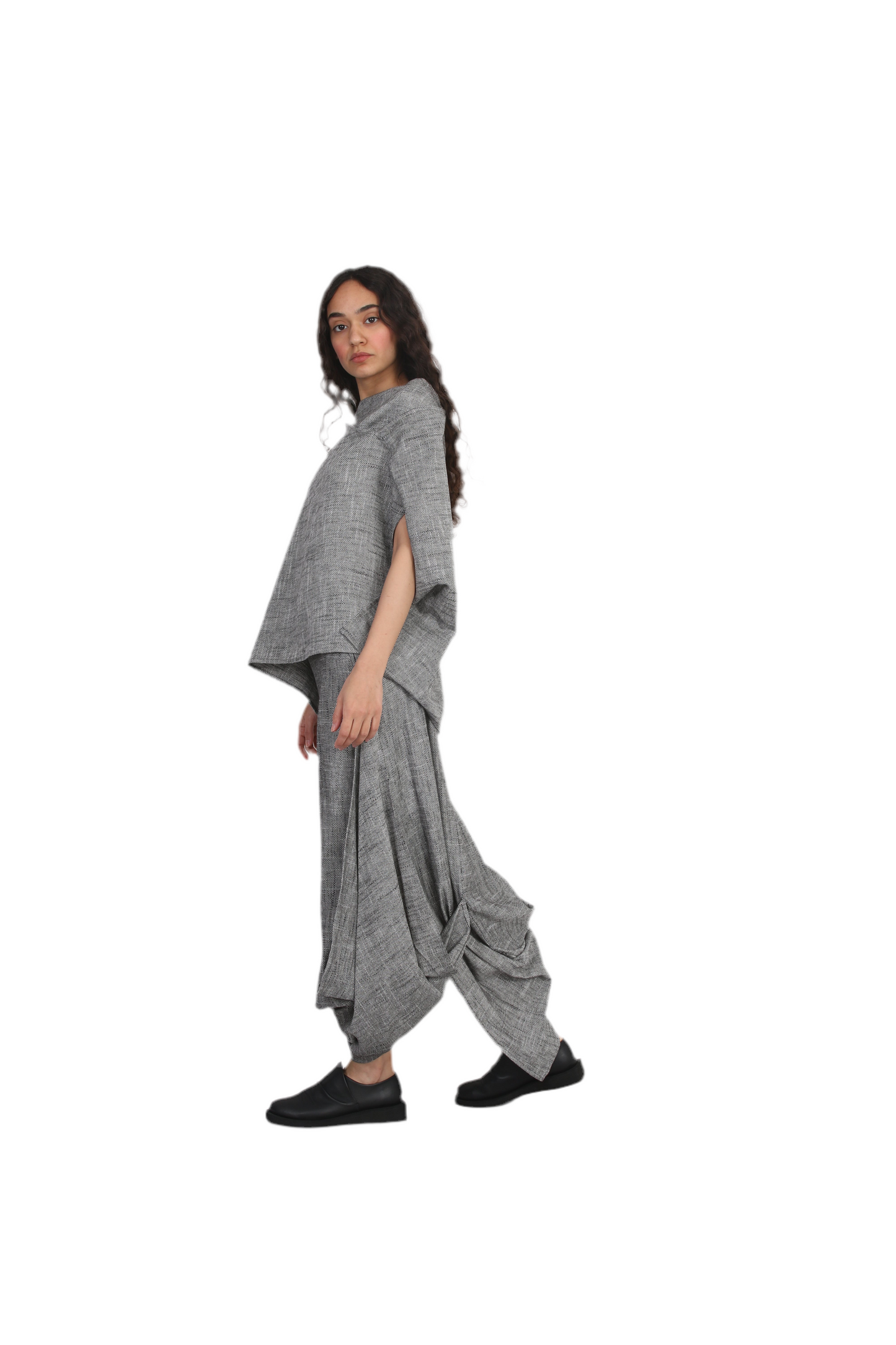Veil Asymmetry Blouse