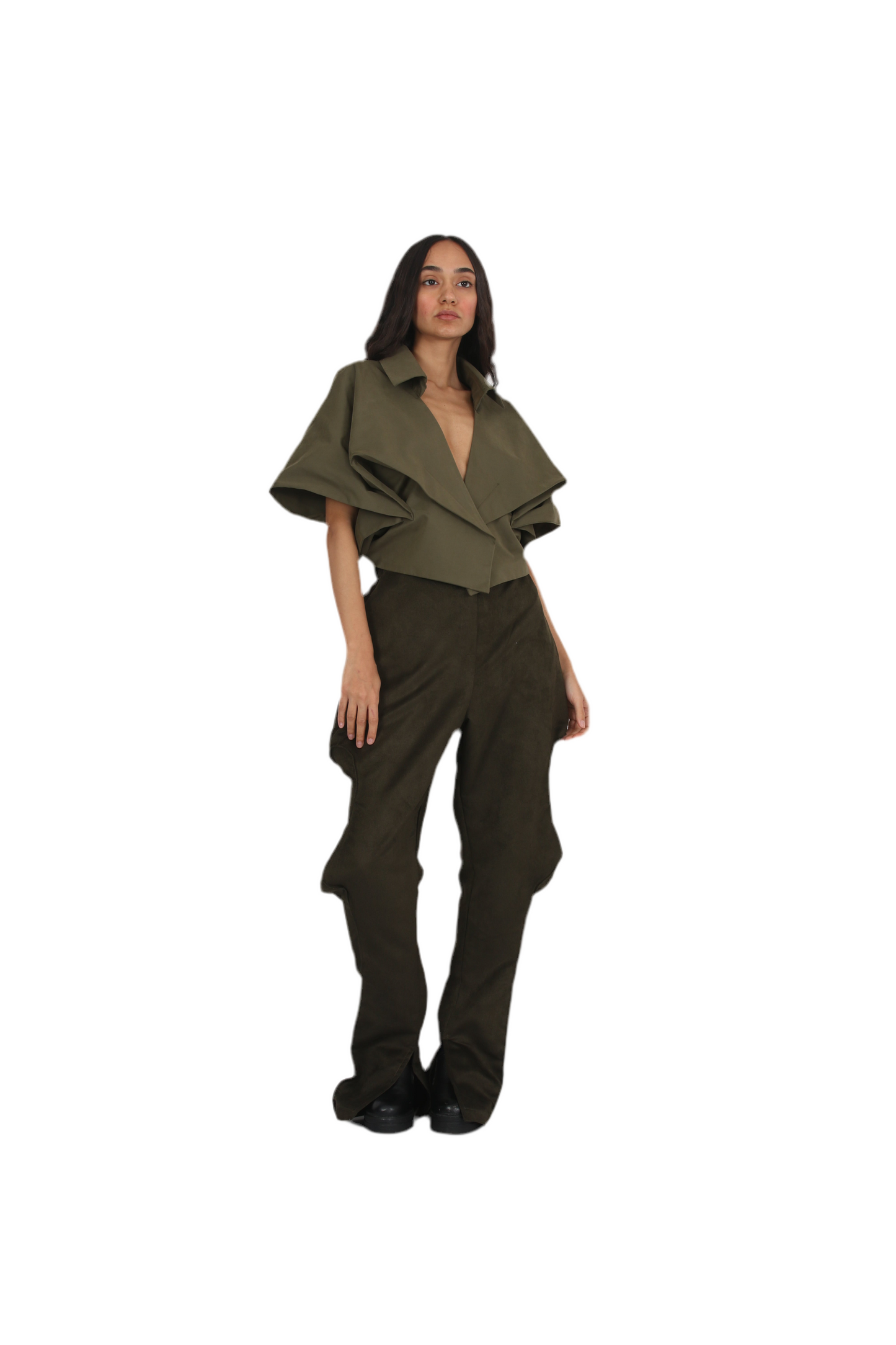 Eternal Fold Rainproof cropped coat