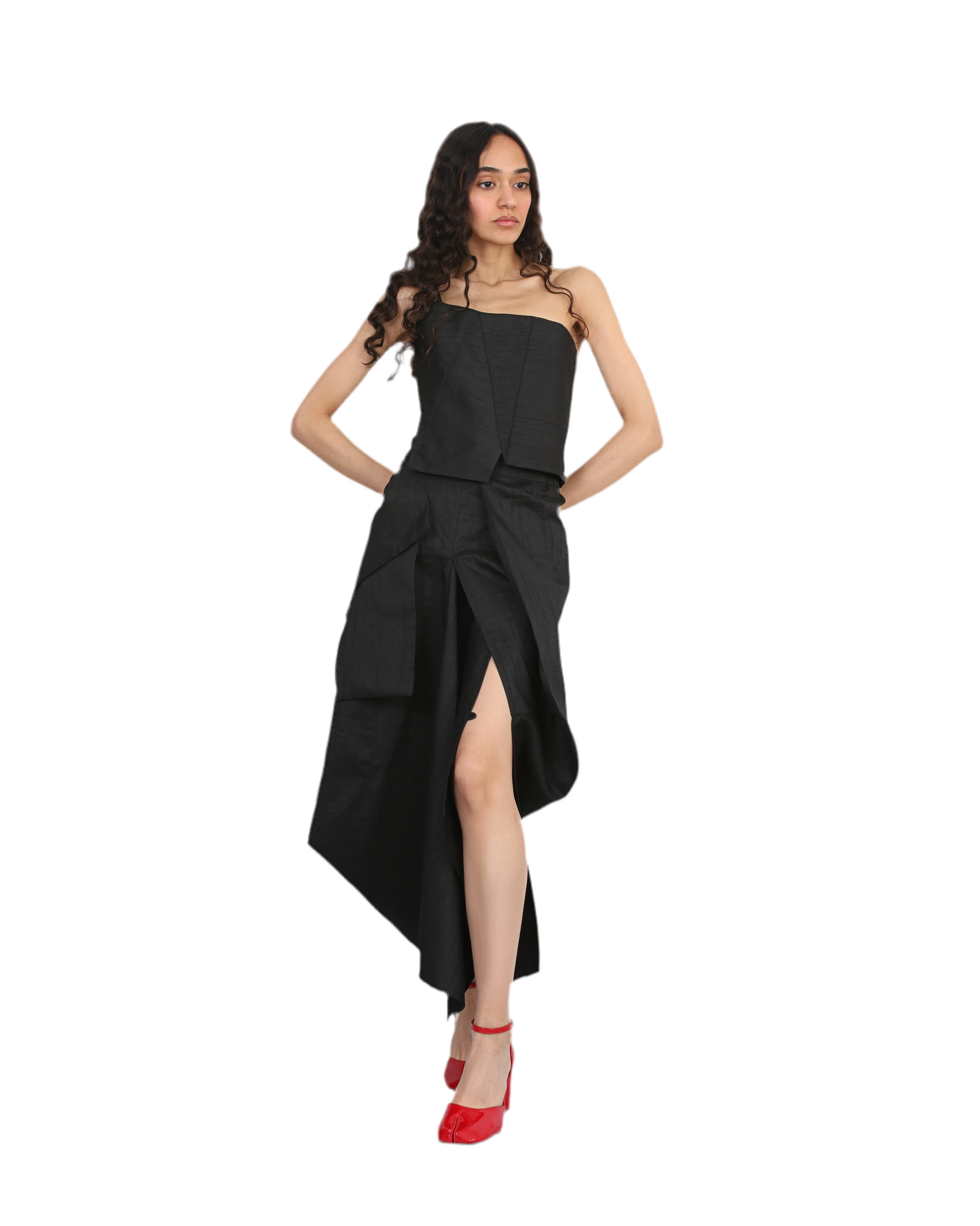 The Noir Edge Crop Top