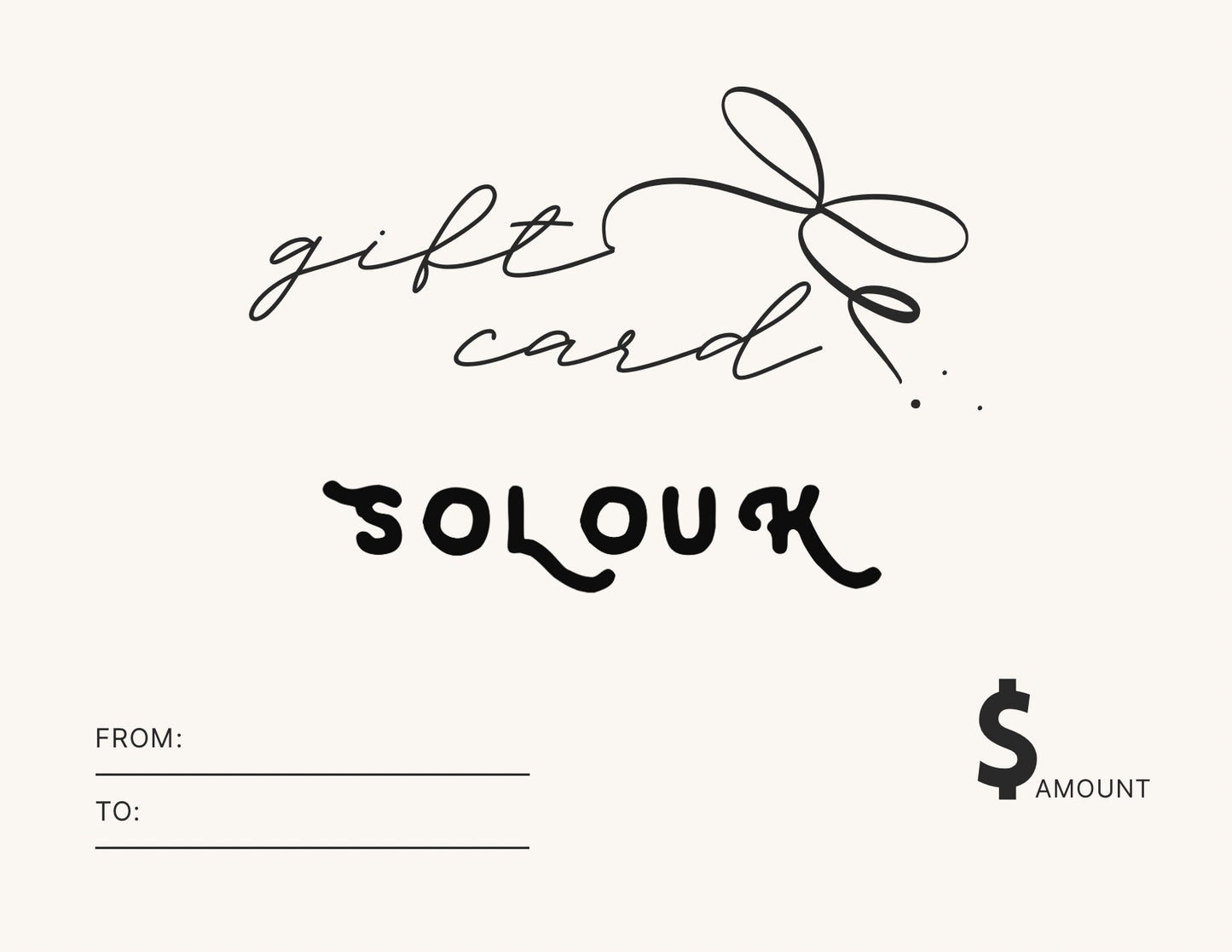 SOLOUK GIFT CARD
