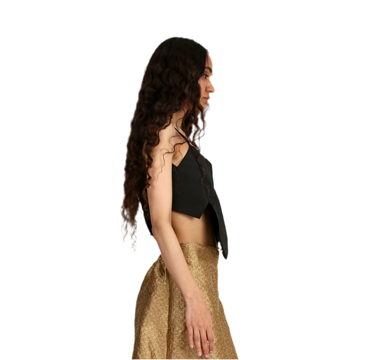 The Noir Edge Crop Top