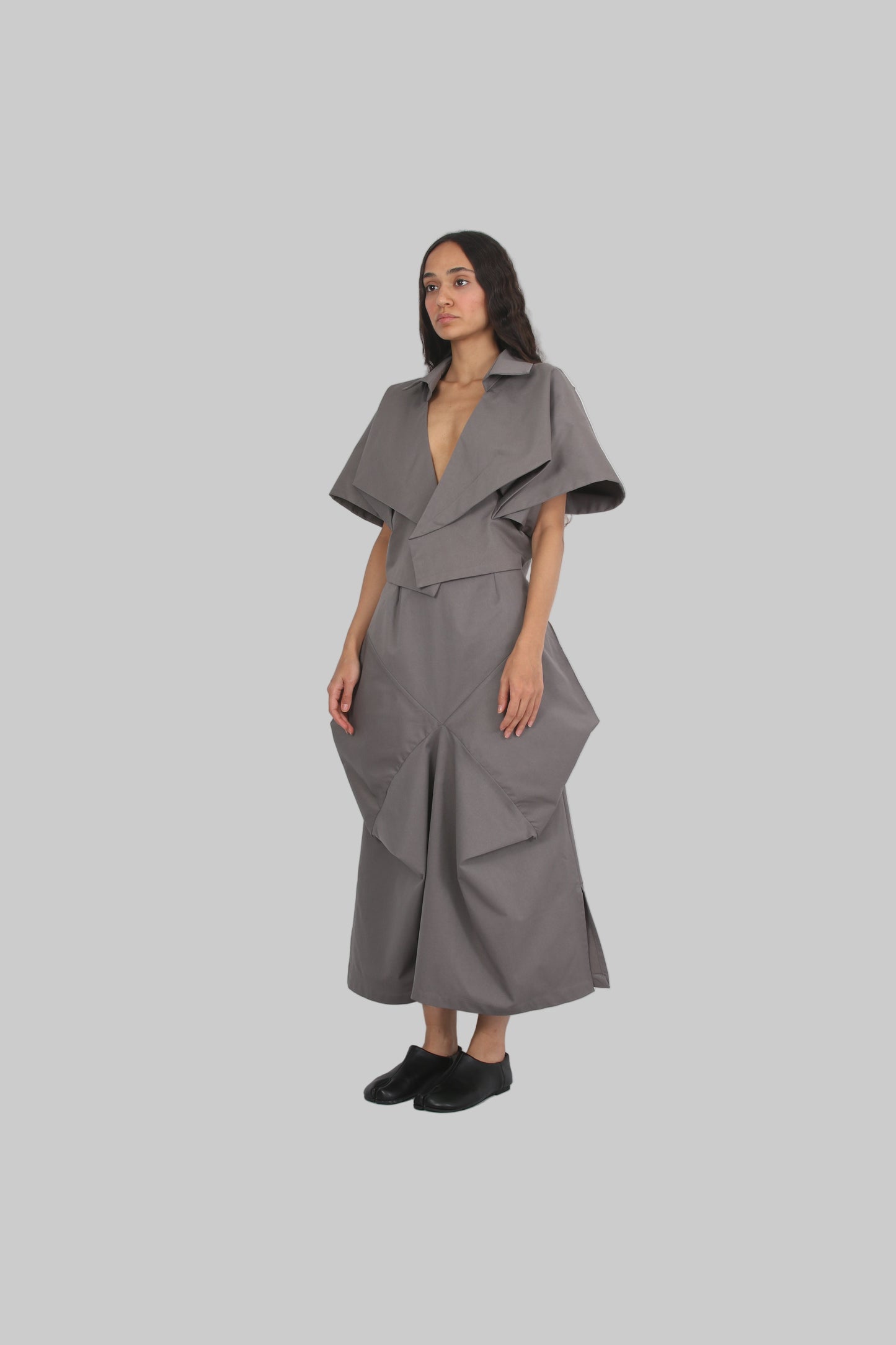 Eternal Fold Rainproof cropped coat