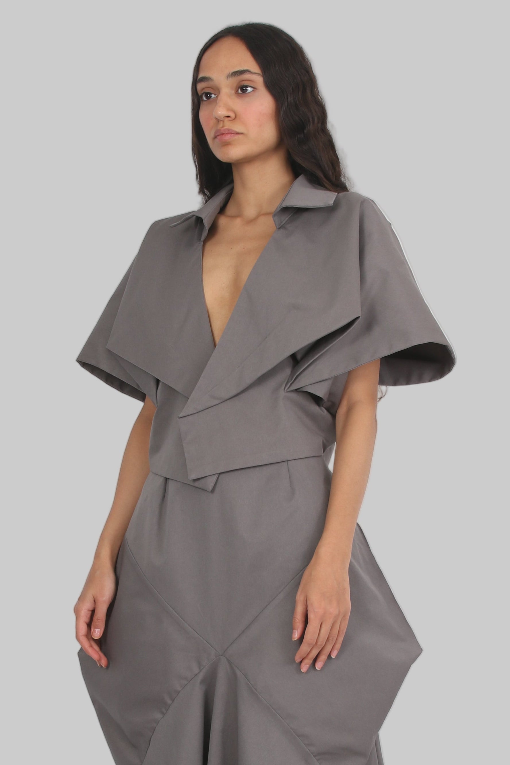 Eternal Fold Rainproof cropped Jacket