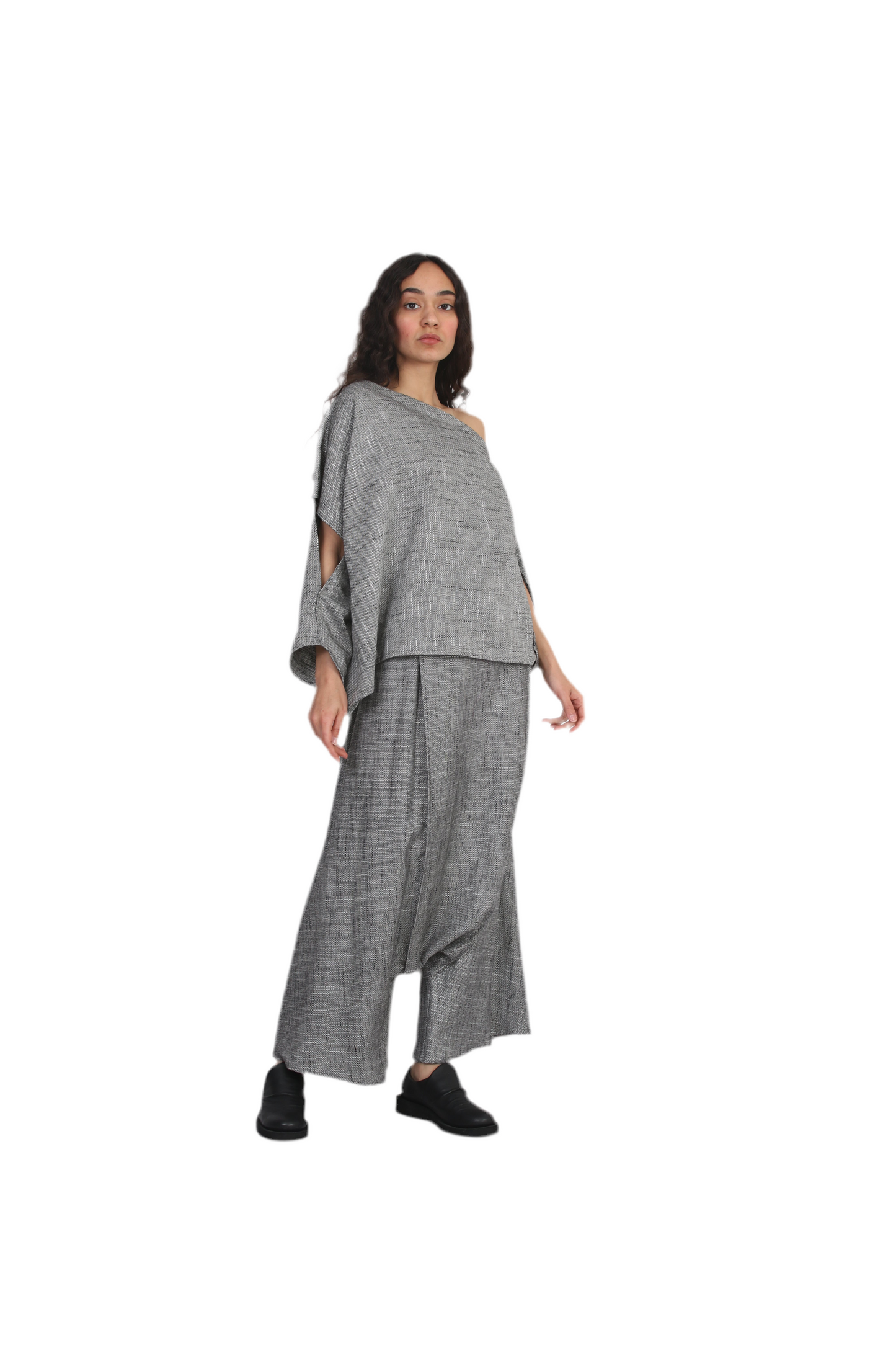 Veil Asymmetry Blouse