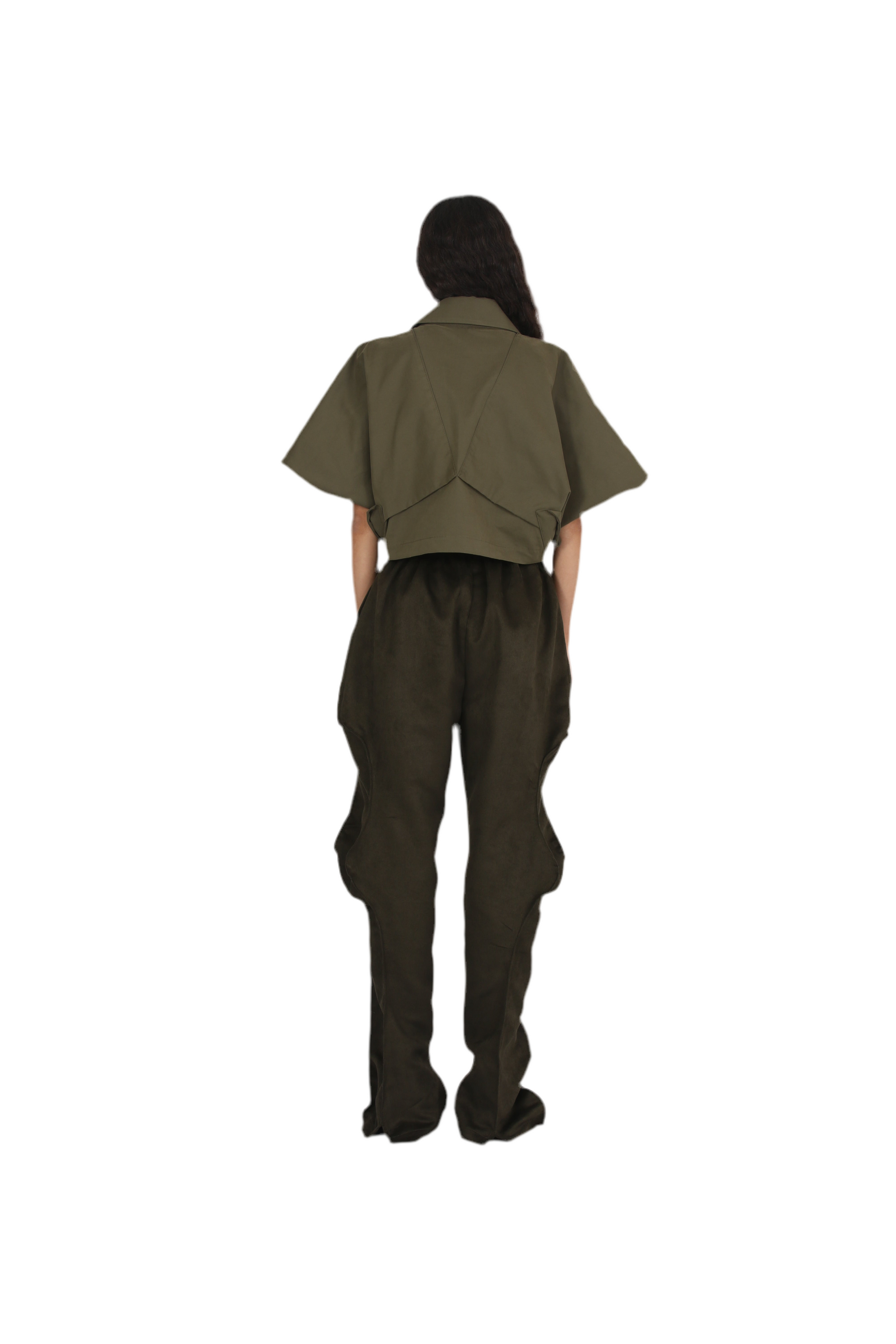 Eternal Fold Rainproof cropped Jacket