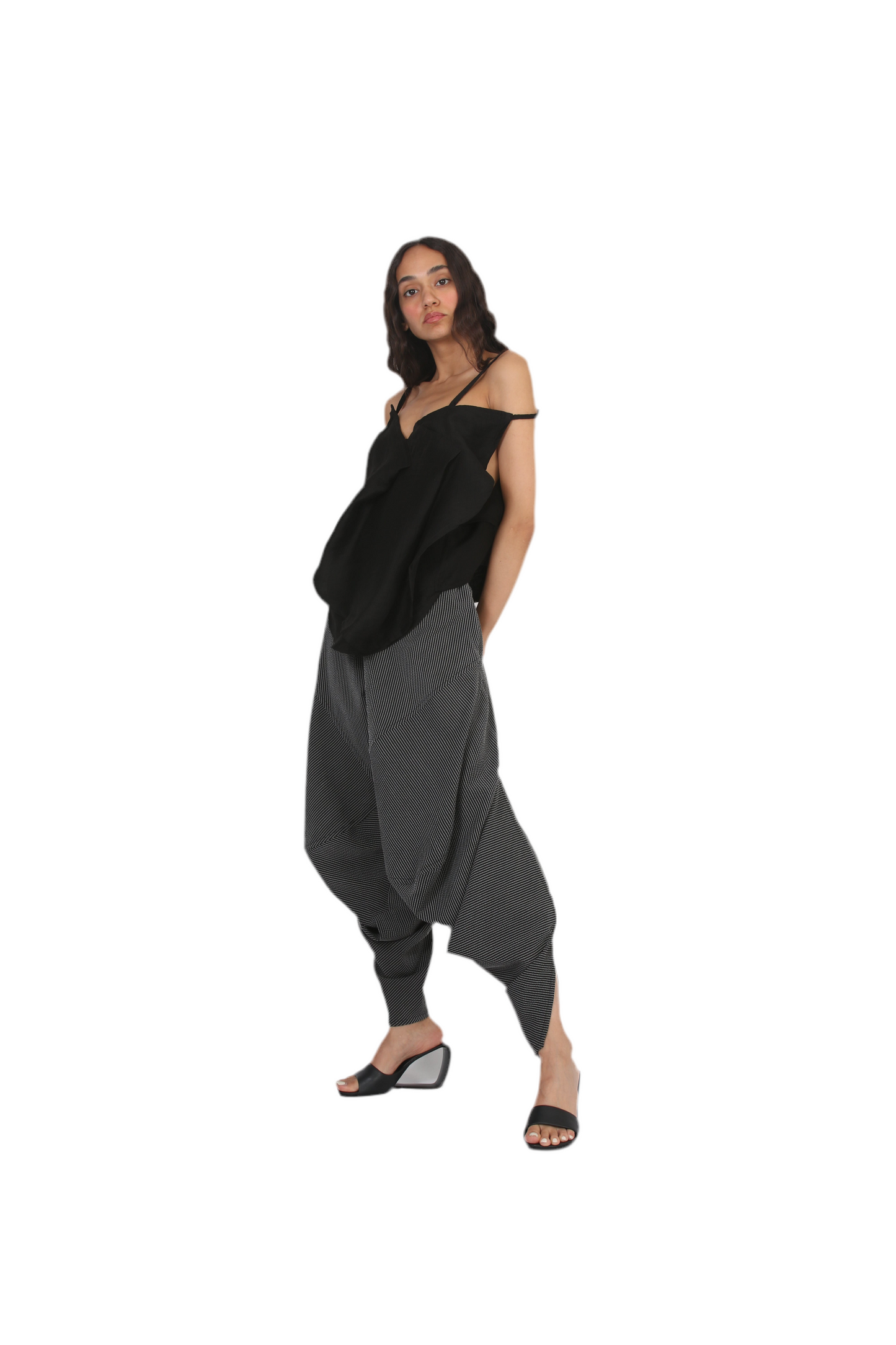 Geometric Fold Pants