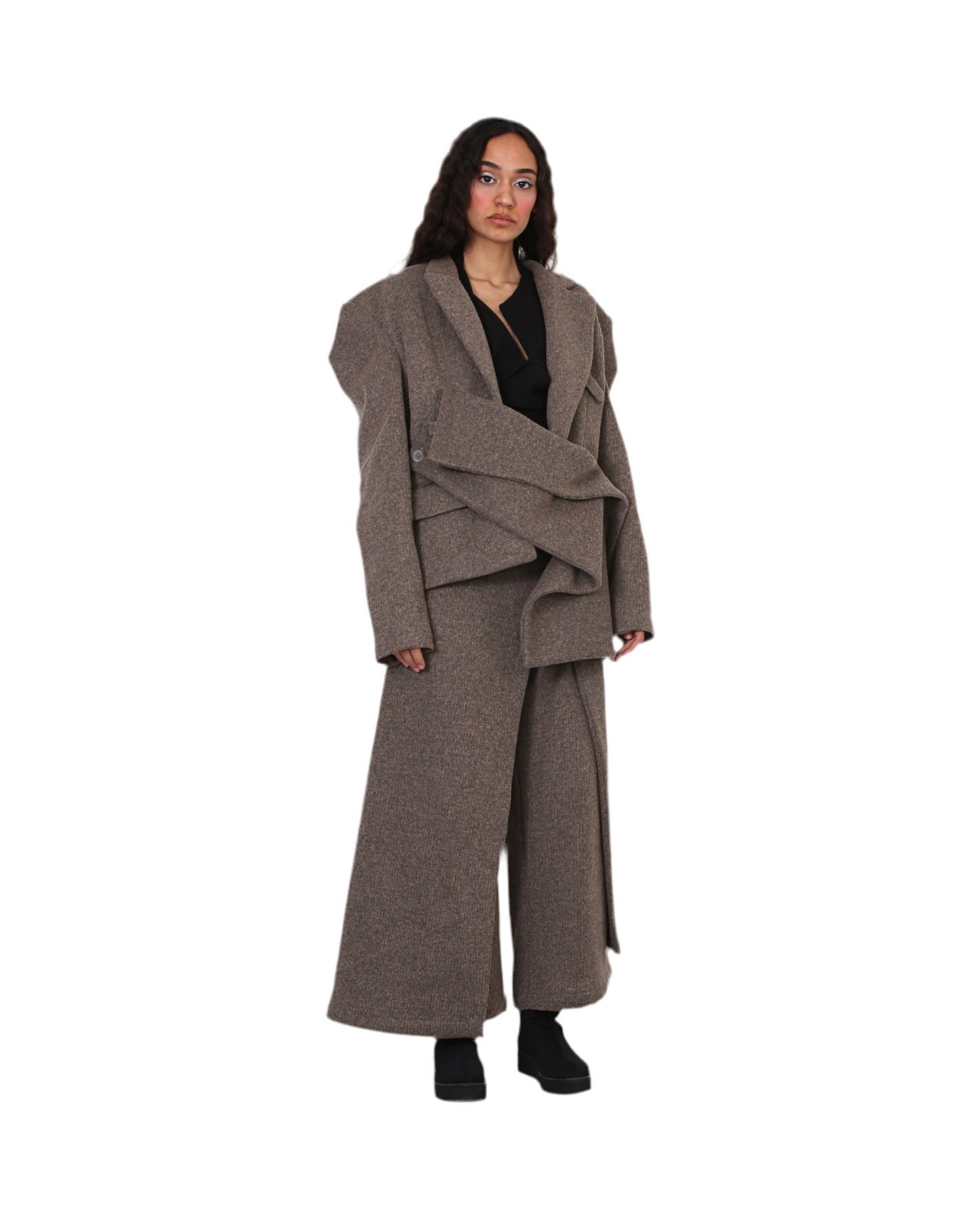 Onyx Sculptural Coat