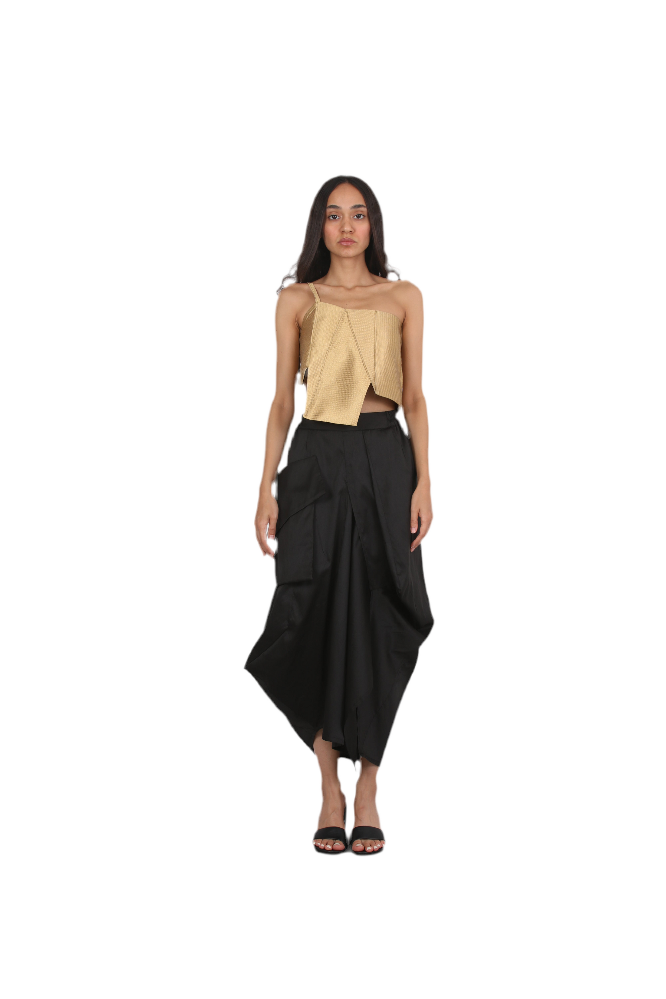 The Noir Edge Crop Top