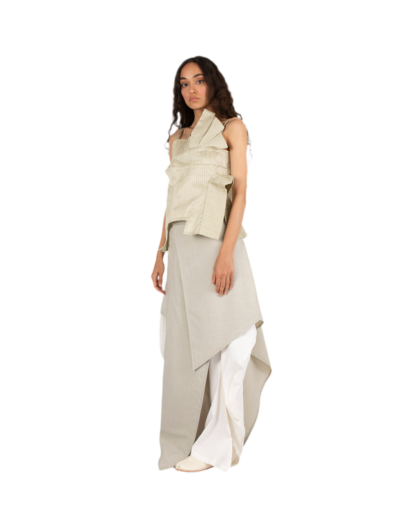 Eclipsed layered skirt